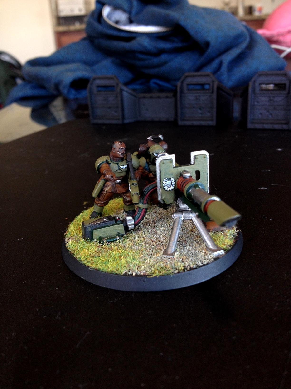 Astra Militarum, Heavy Weapons Squad, Lascannon