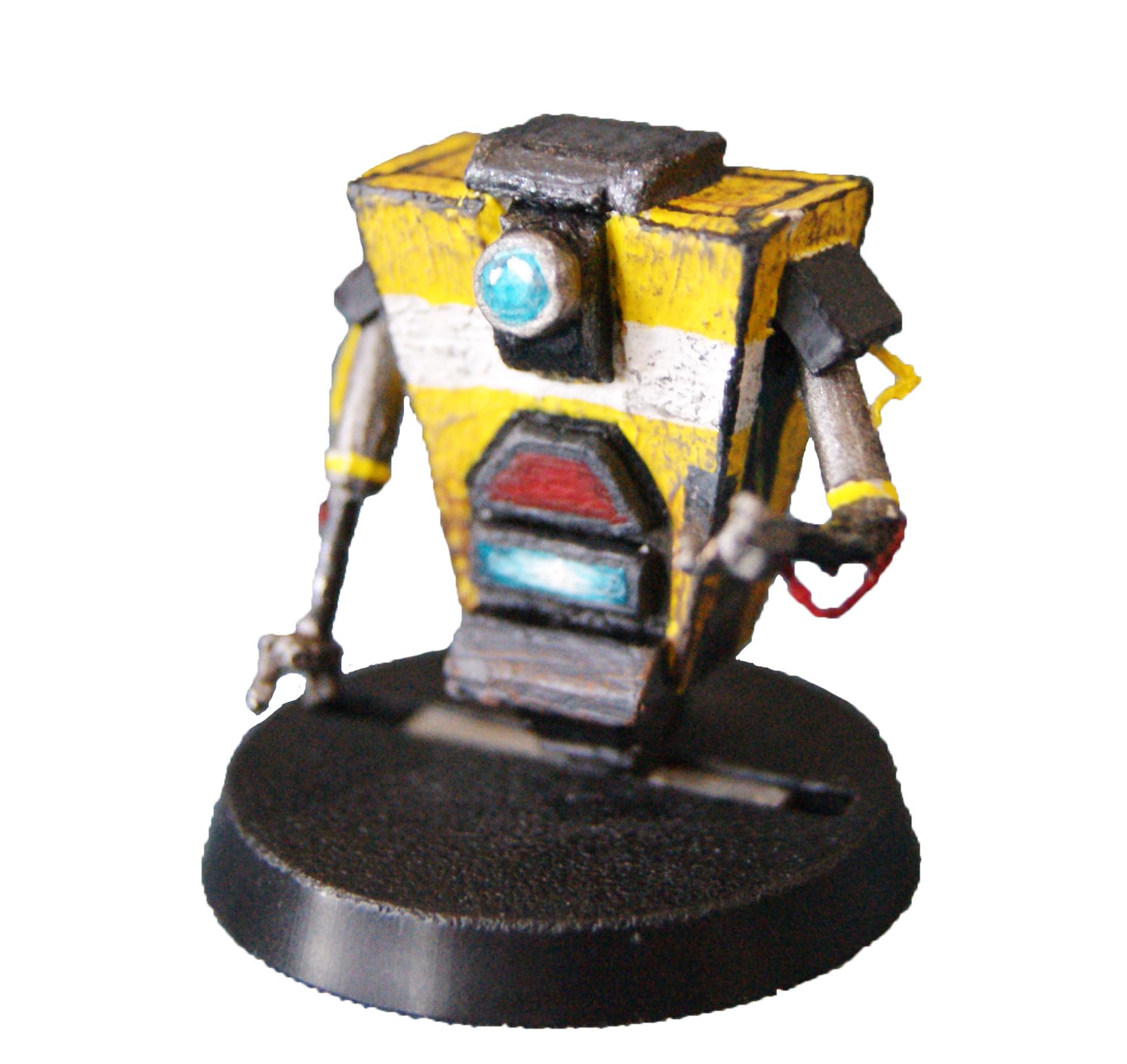 Bandit, Borderlands, Claptrap, Dahl, Hyperion, Maliwan, Steve, Troops, Vladof