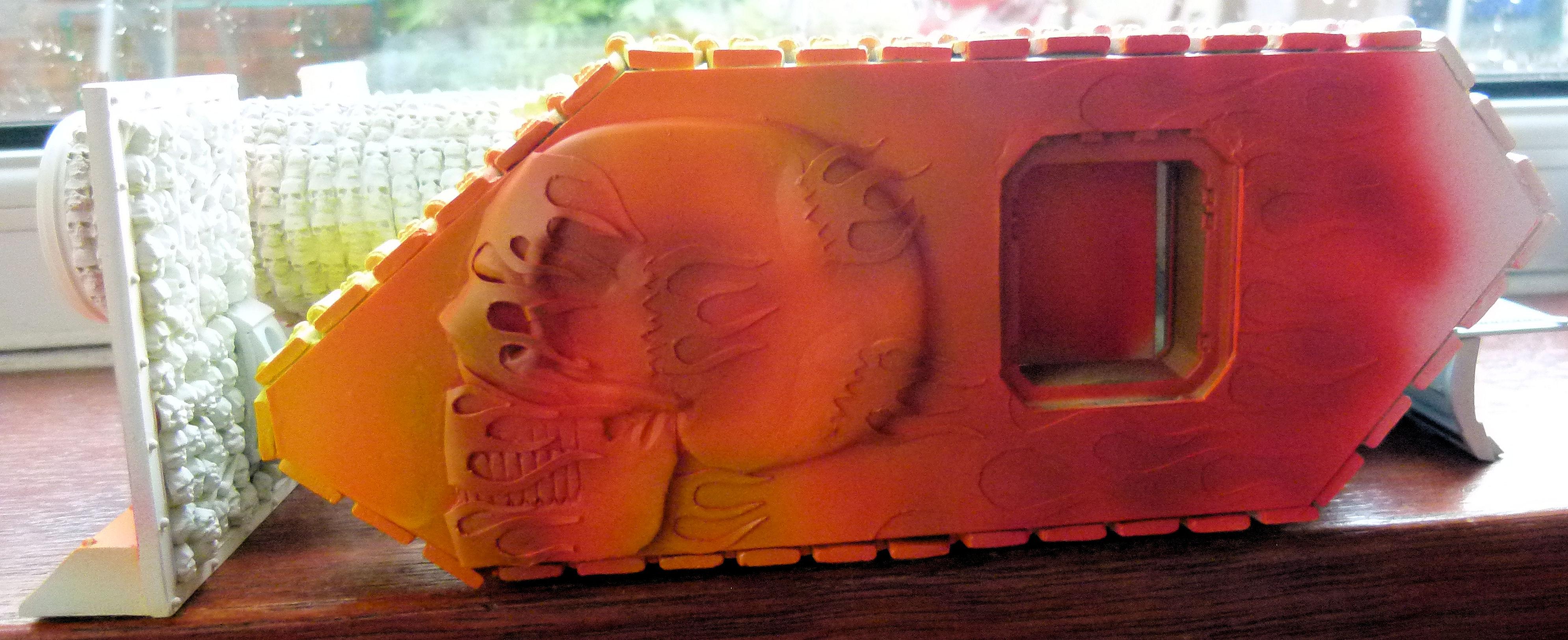 Land Raider Hell Cannon Left Side WIP