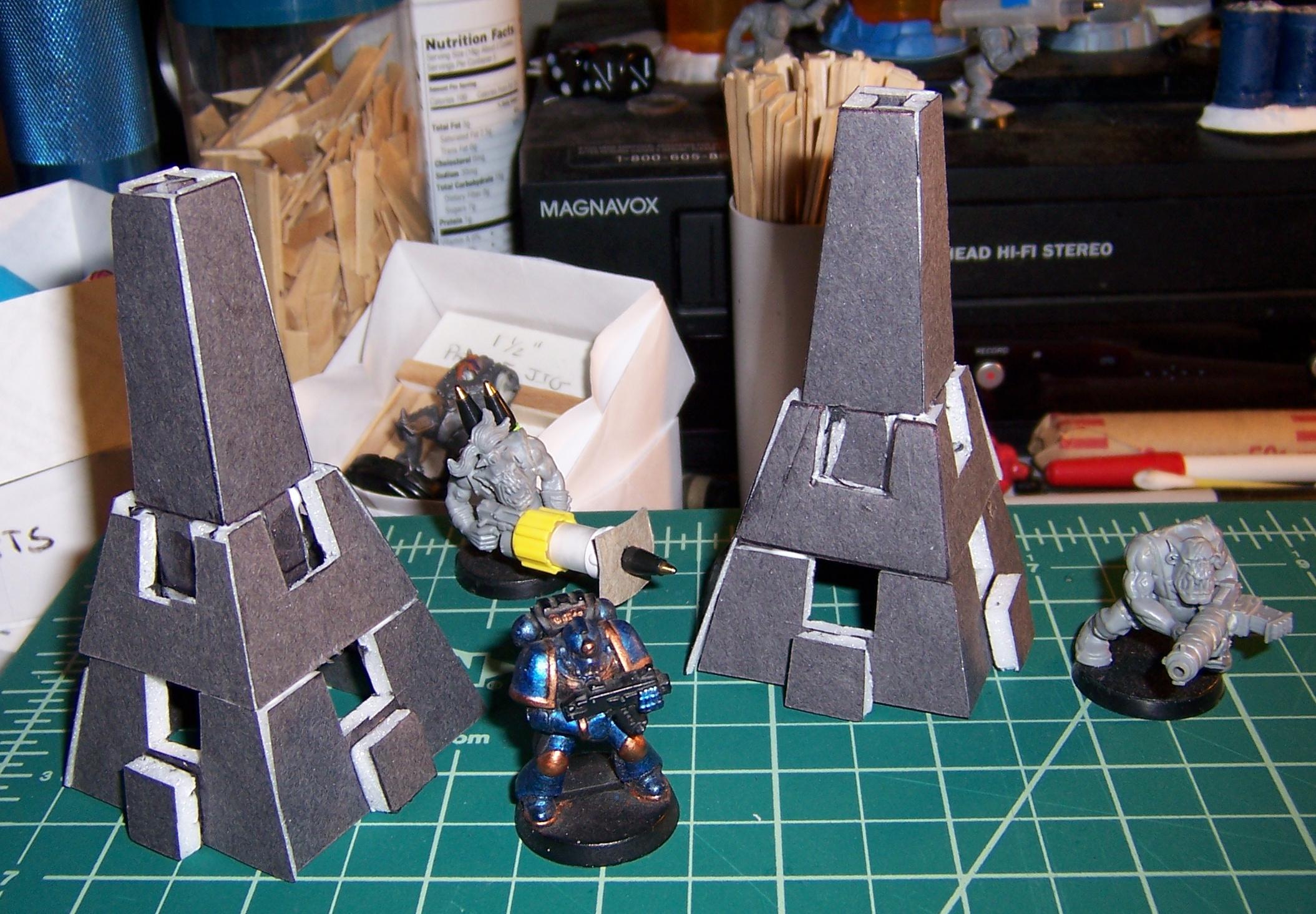 Necron Forge Mini Monolith Objective Marker Terrain WIP