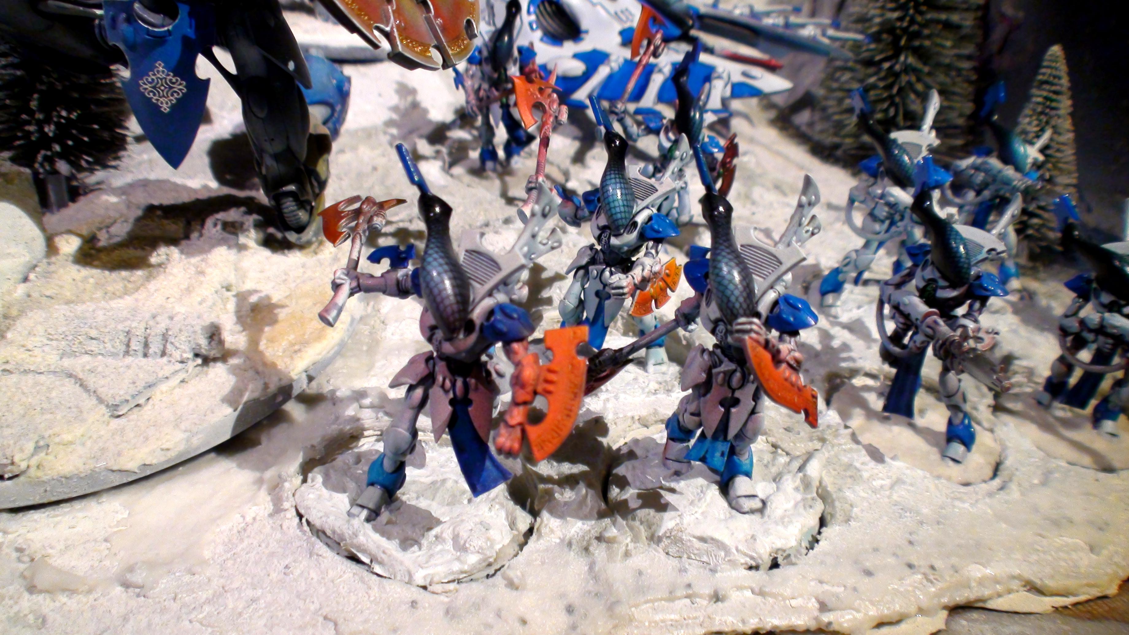 Army, Blue White, Diorama, Eldar, Eldar Wraith Army, Force, Forest, Forge World, Ghost, Host, Ilyrith, Iyanden, Iybraesil, Iybraezil, Phoenix Lord, Shadow, Snow, Spectres, Spirit, Spirit Host, Spirit Only, Warhammer 40,000, Warhammer Fantasy, Waveserpent, Winter, Wraith, Wraith Host, Wraith Only, Wraithguard, Wraithknight, Wraithknights, Wraithlord