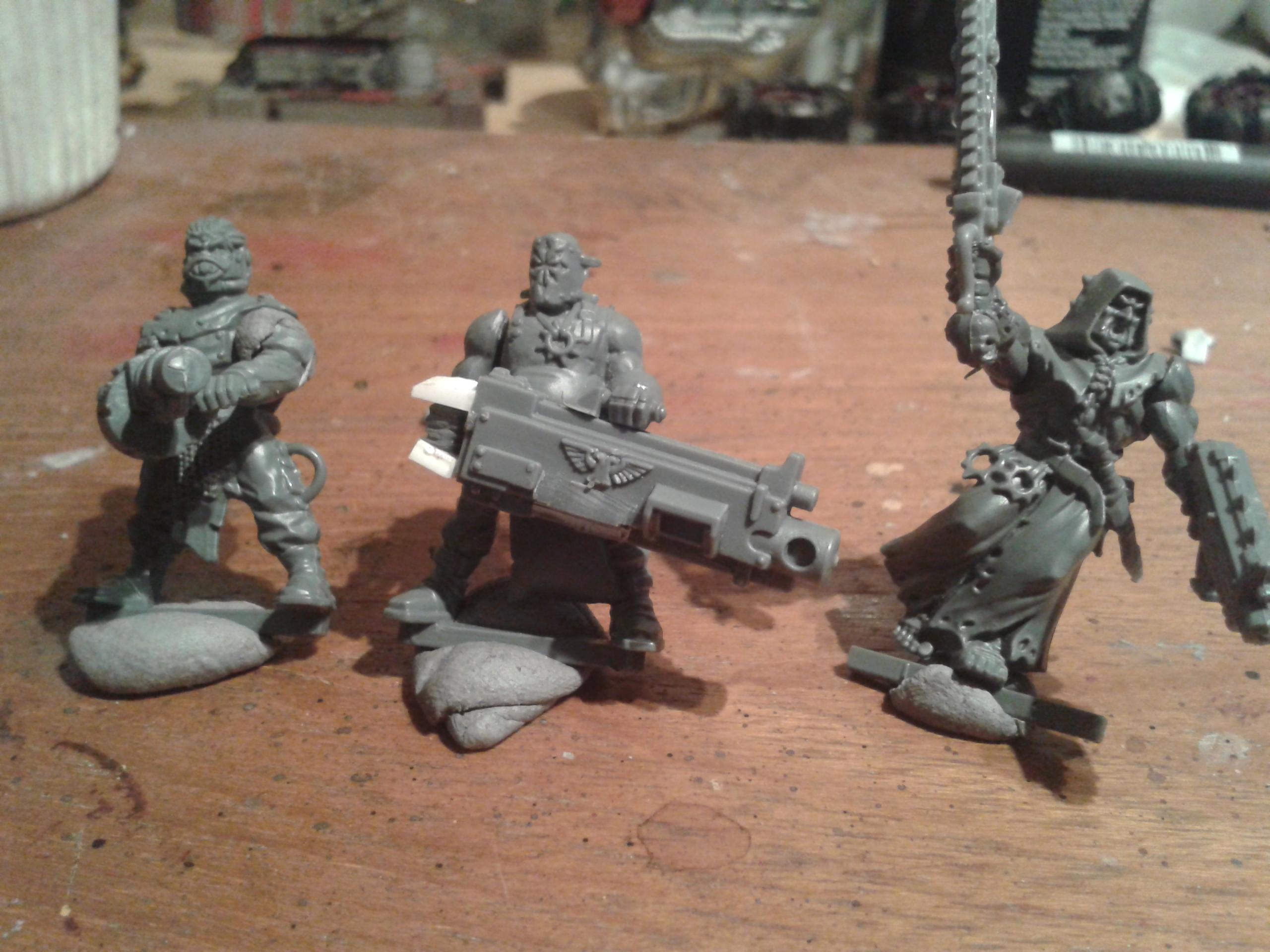cultist guard HB gunner, grenade launcher and sgt