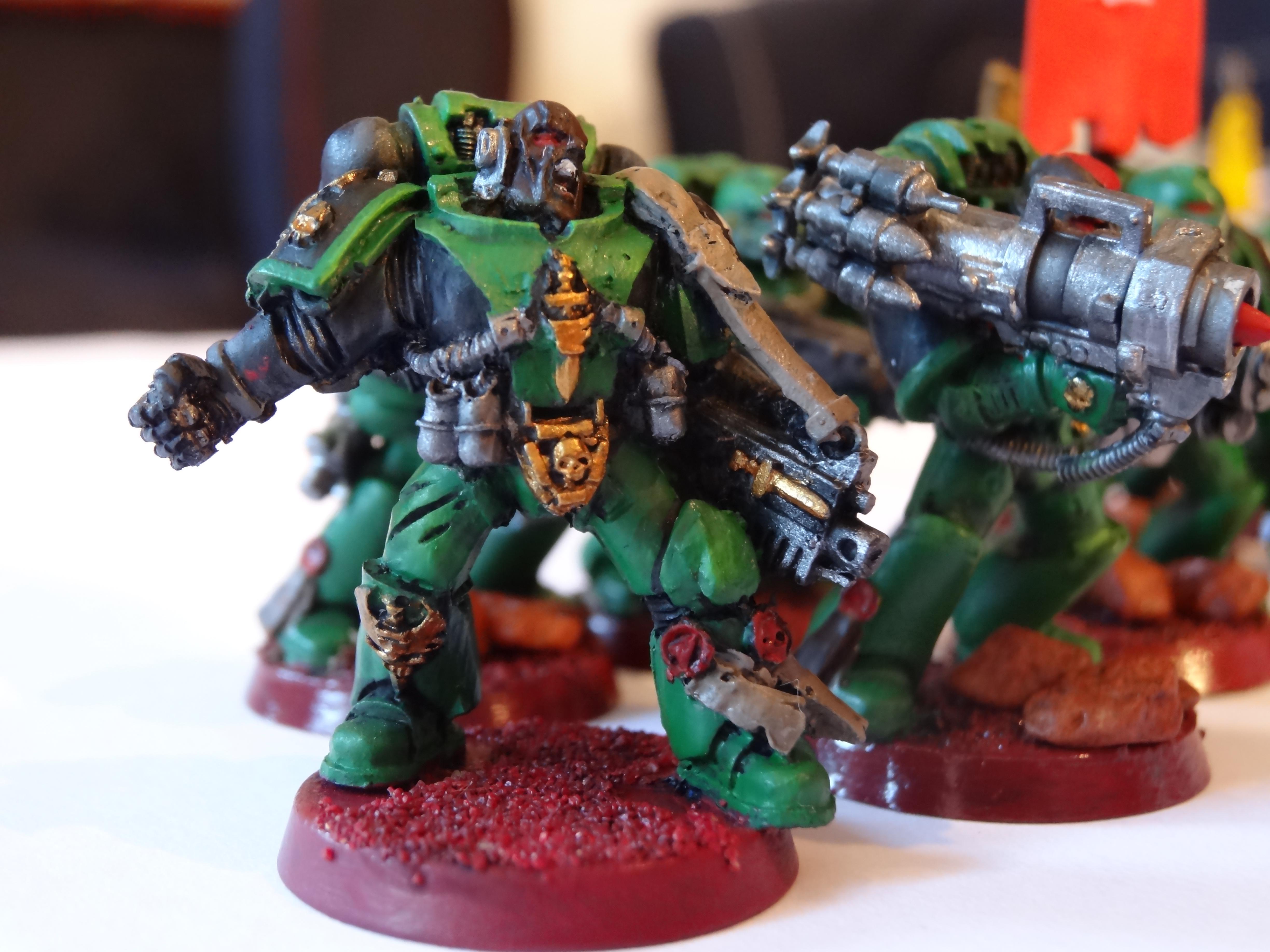 Tactical marine [converted from an Ultramarine veteran, lovely set of 4 models - add lots of variety