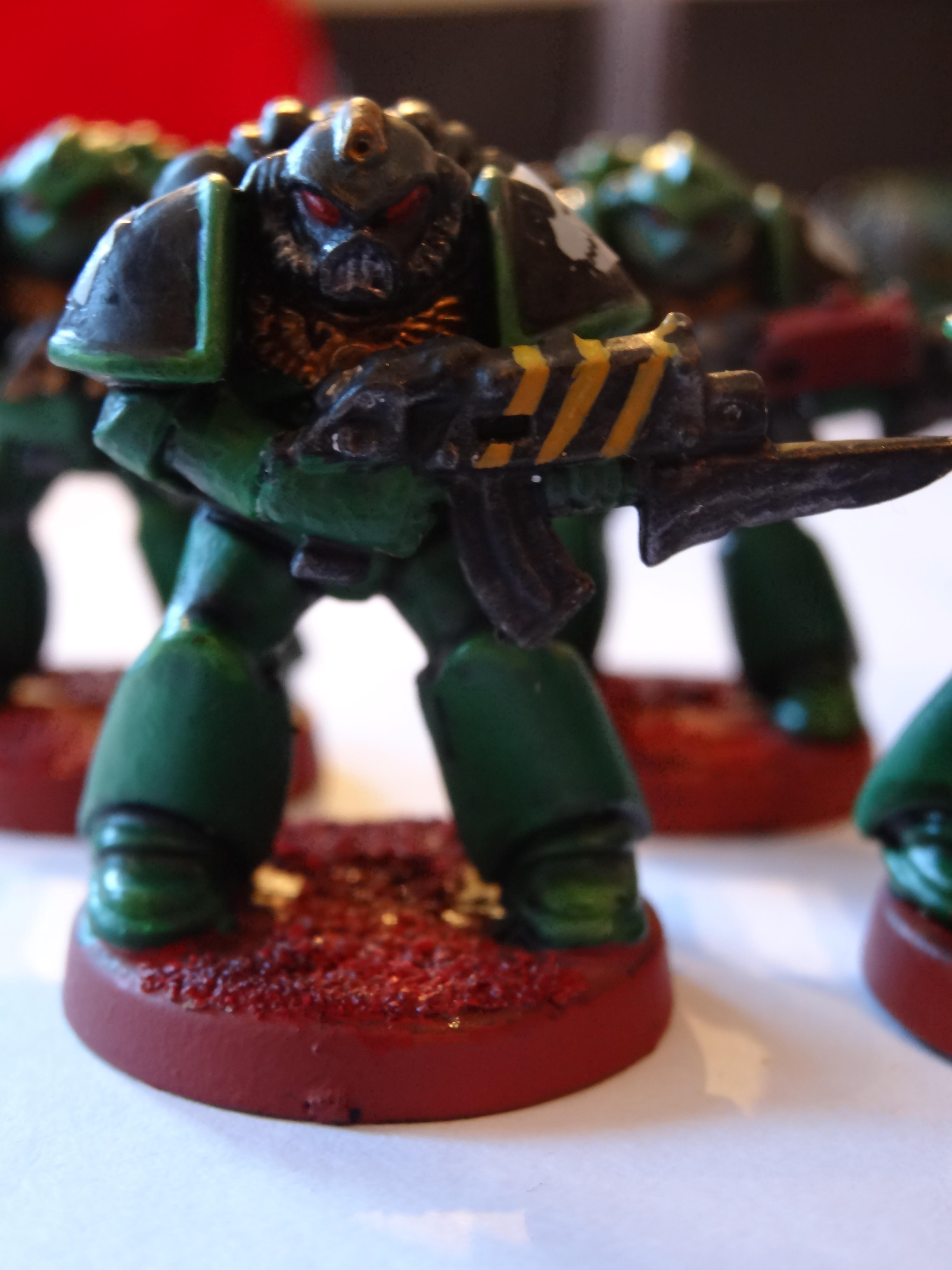 "I'm very, very proud of my boltgun and will cling it closely to my chest"