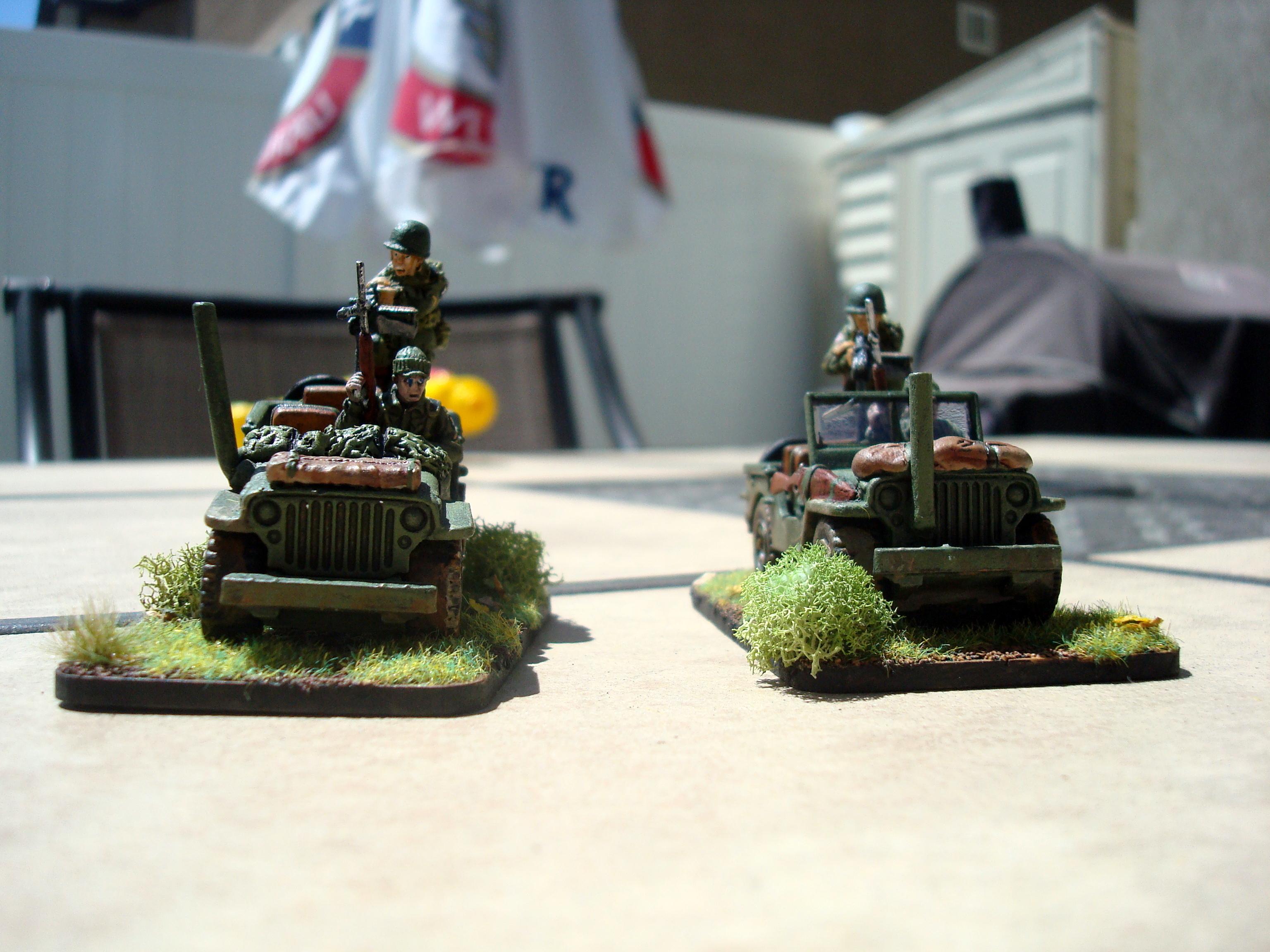 Airborne, Bolt Action, Hmg, Jeep, Paratrooper, Willys