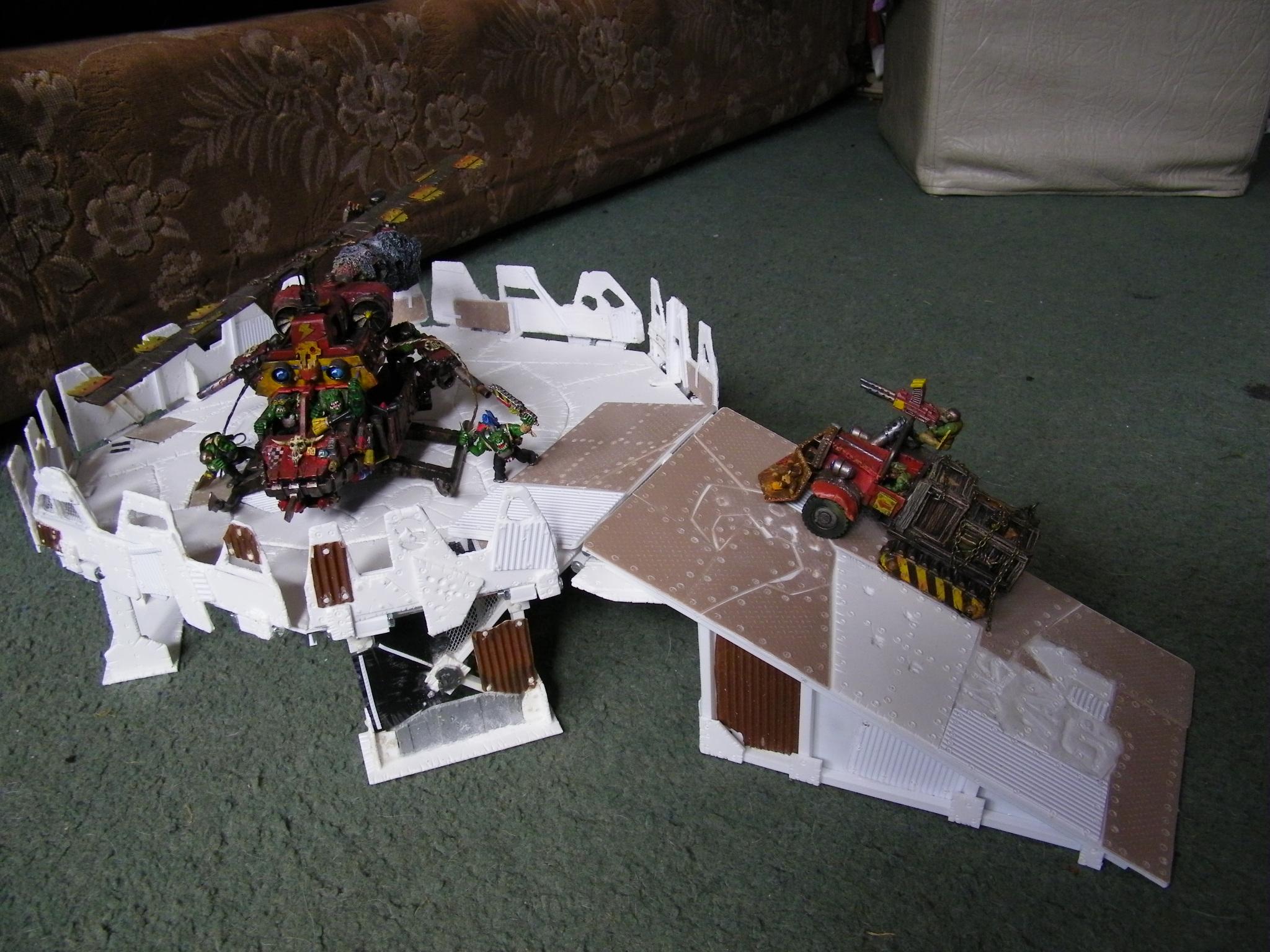 Landing Platform., Orks, Skyshield