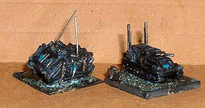 6mm, Epic, Imperium, Command Transports 12th Company 232nd Hrin Infantry