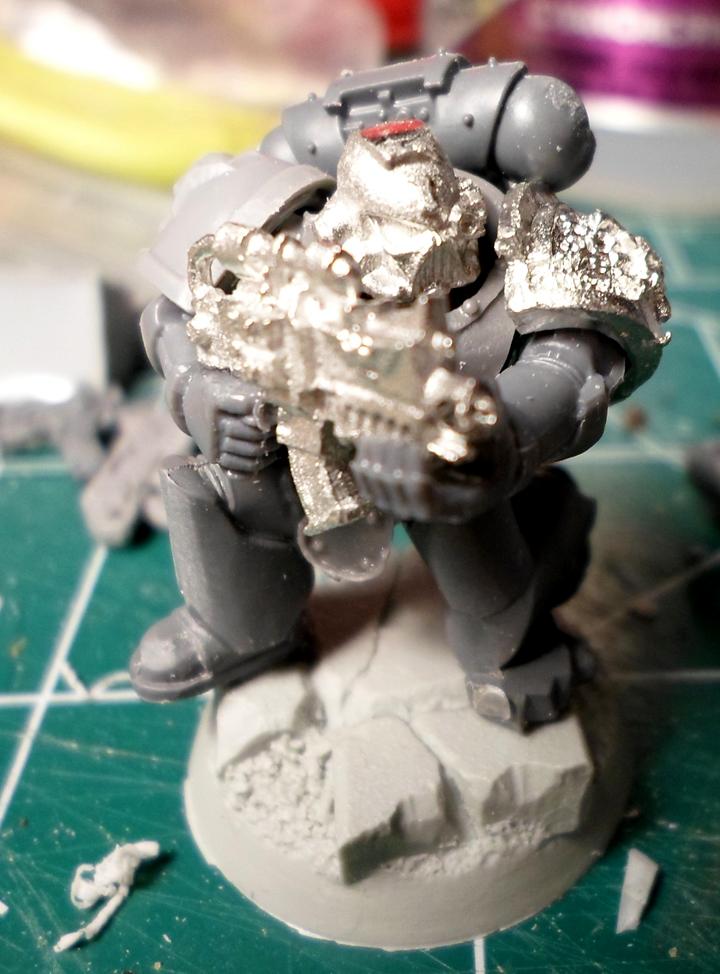 Black Templars, Death Watch, Kneeling Marine, Space Marines