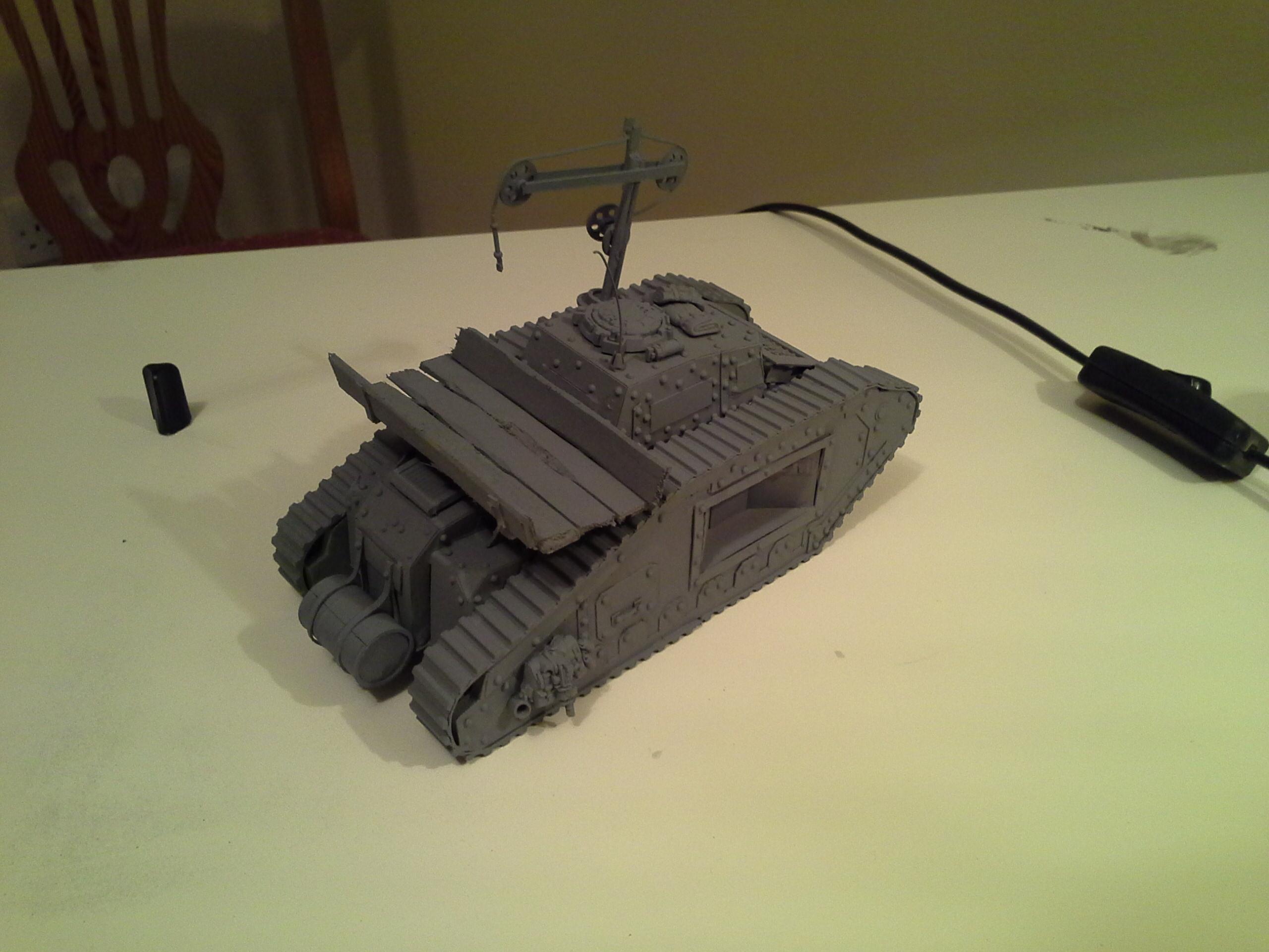 Ancient, Defender, Dirt, Imperial Guard, Malcador, Recovery, Rivets, Rust, Scratch, Scratch Build, Supply, Tank, Weathered