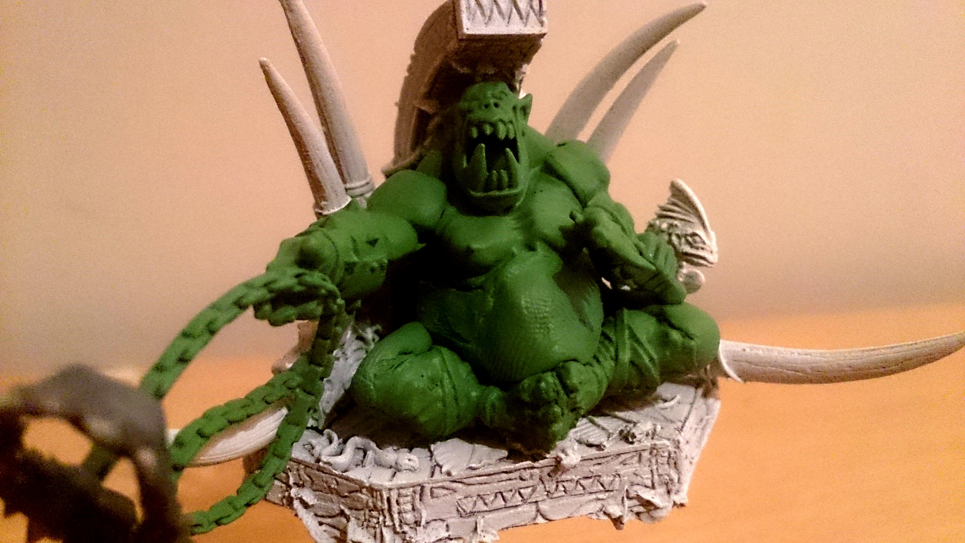 Lizardmen, Ogres, Sculpting, Slann
