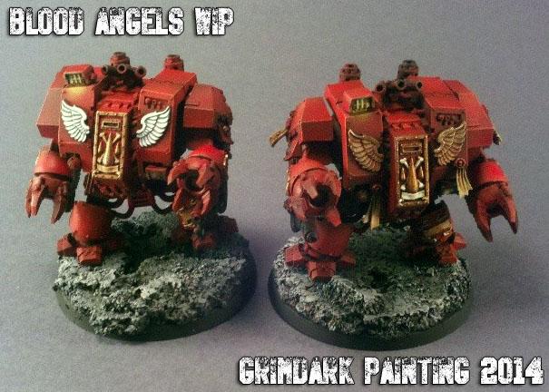 Blood Angels Dreads WIP