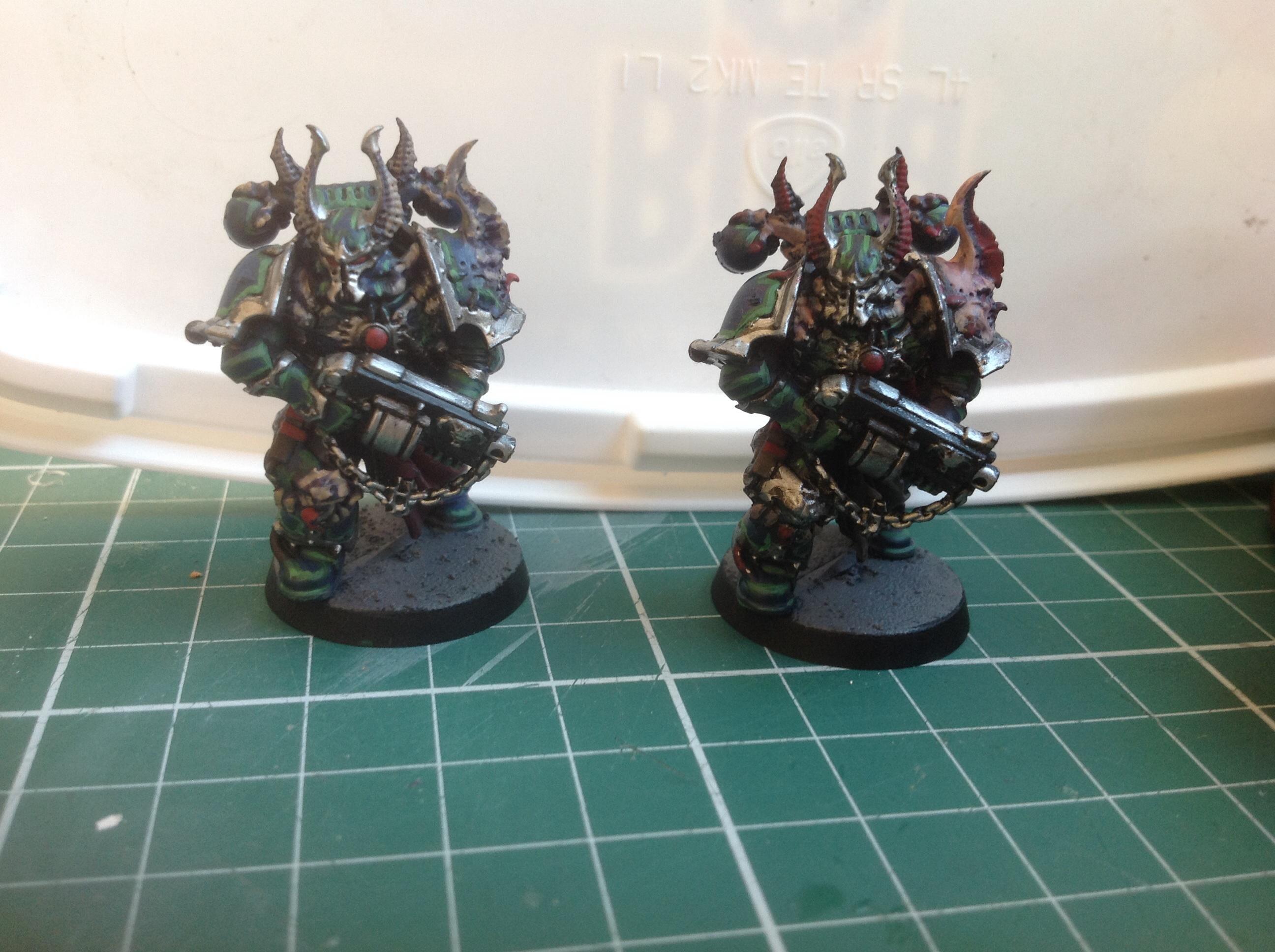 Test model vs final colour scheme