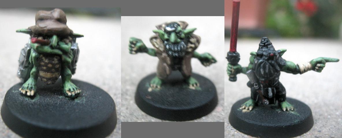 The Grot with No Name, Bane Grot, and Grot Vader