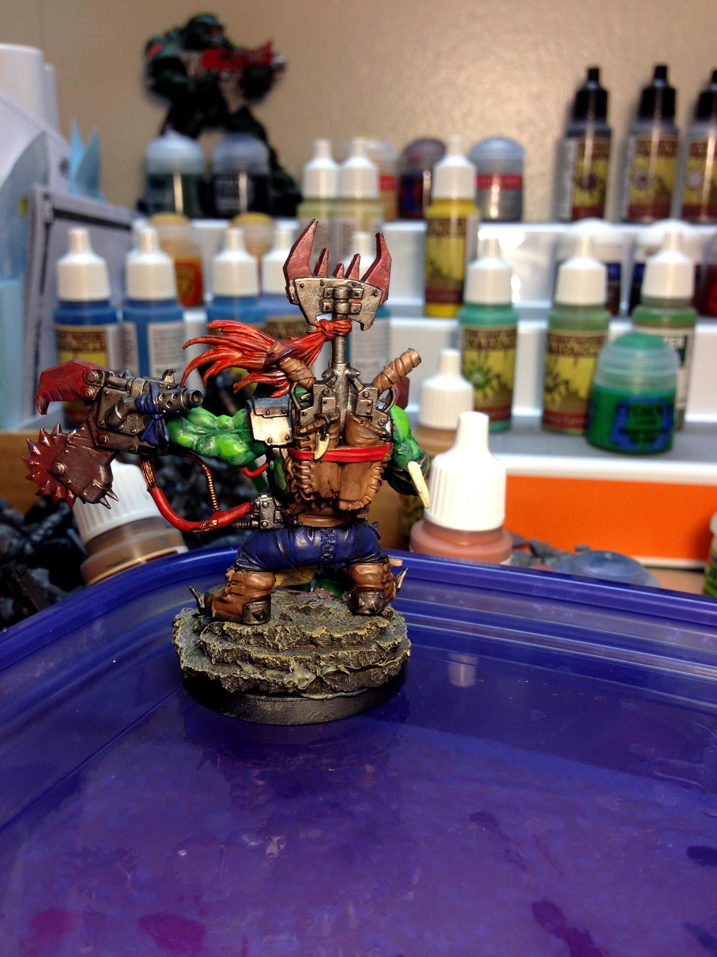 Orks, Warboss, My Ork Warboss (Work in progress) 