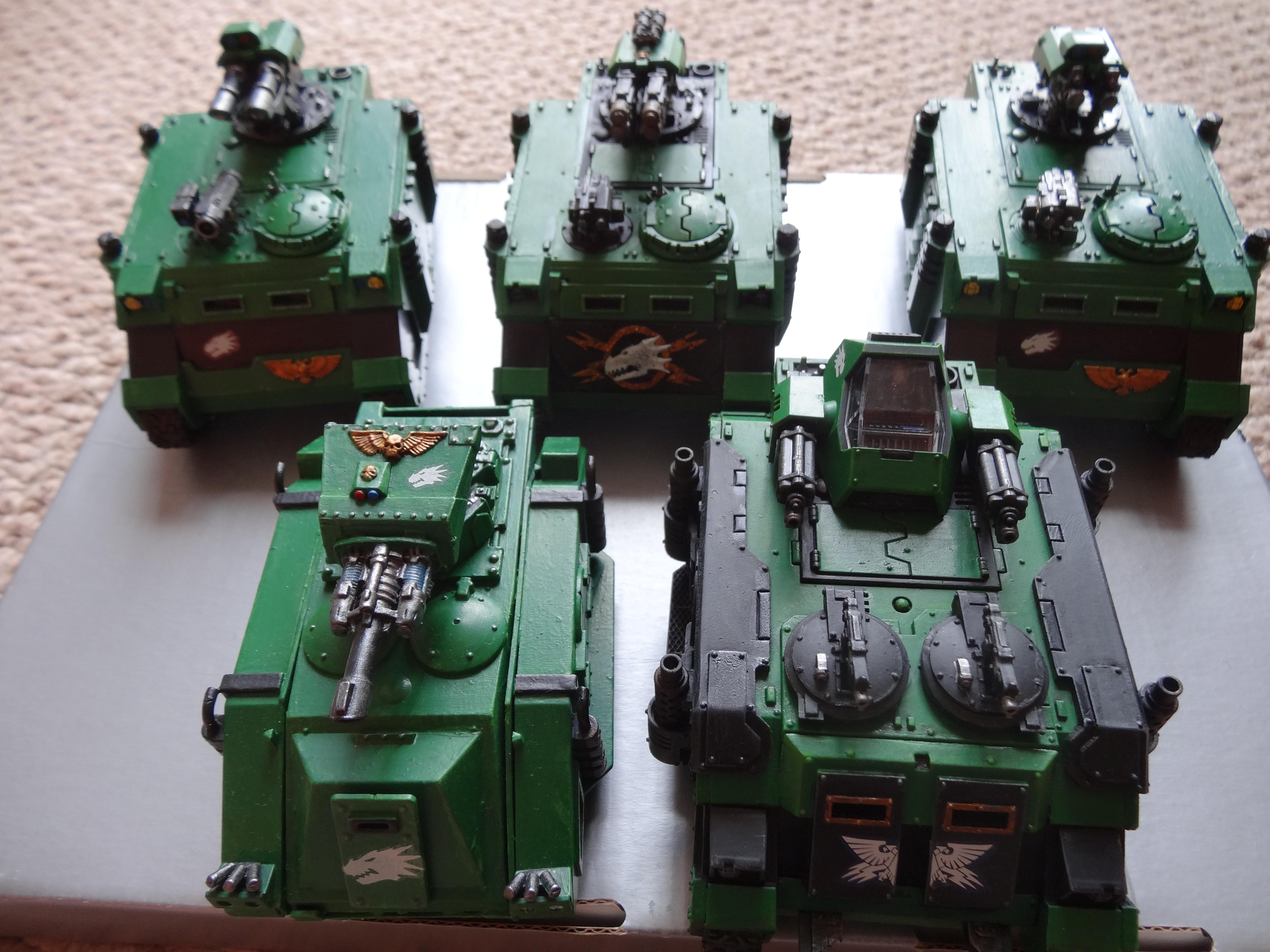 A quick and dirty group shot of the 5 razorbacks