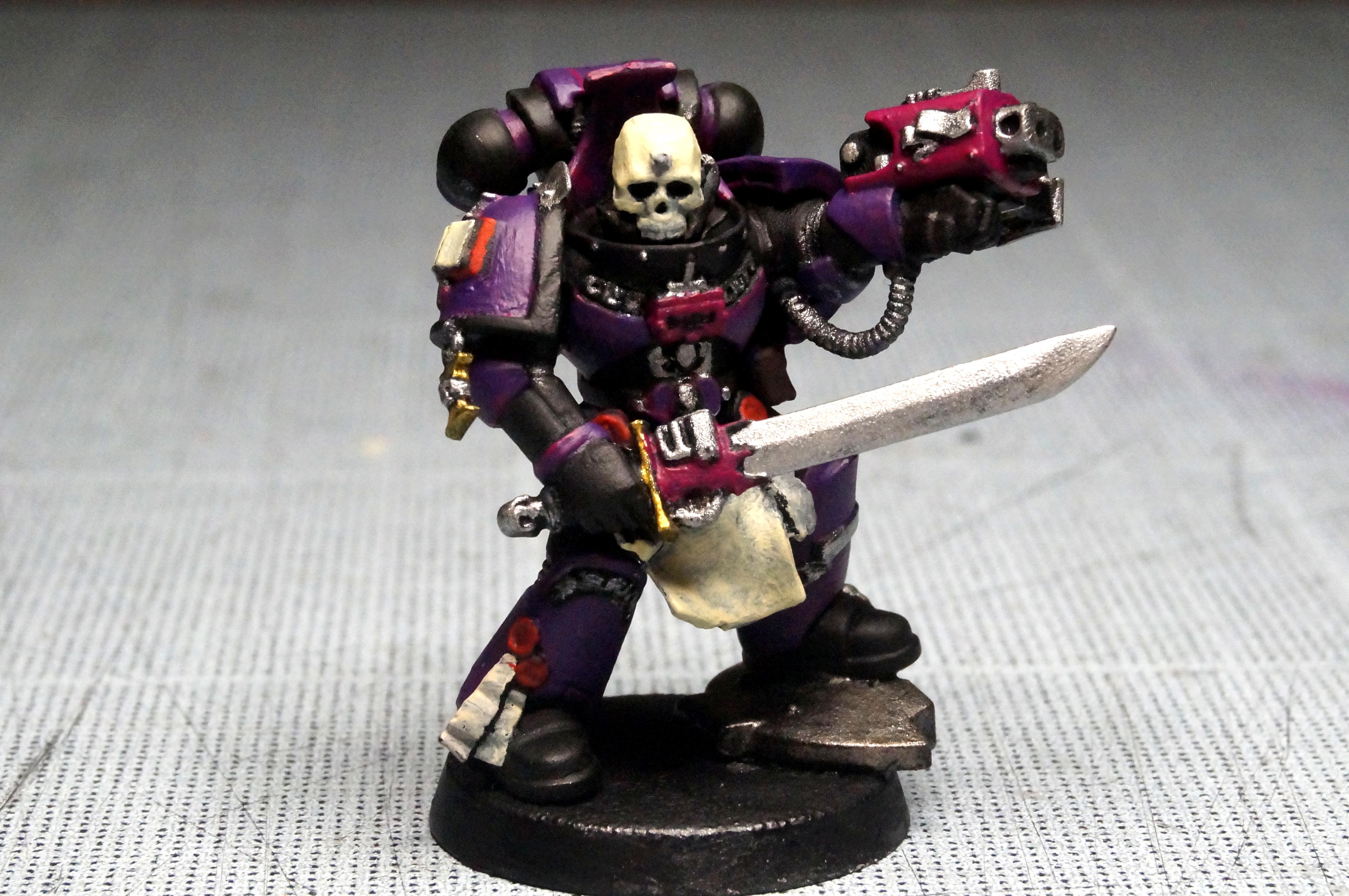 Chaplain, Death Ravens, Grey Knights, Raven Guard, Space Marines