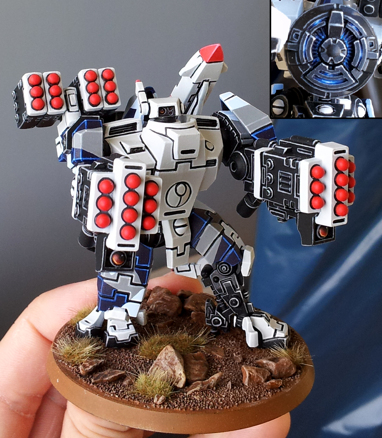 Tau White Broadside Battlesuit, Tau White Broadside Battlesuit Anime
