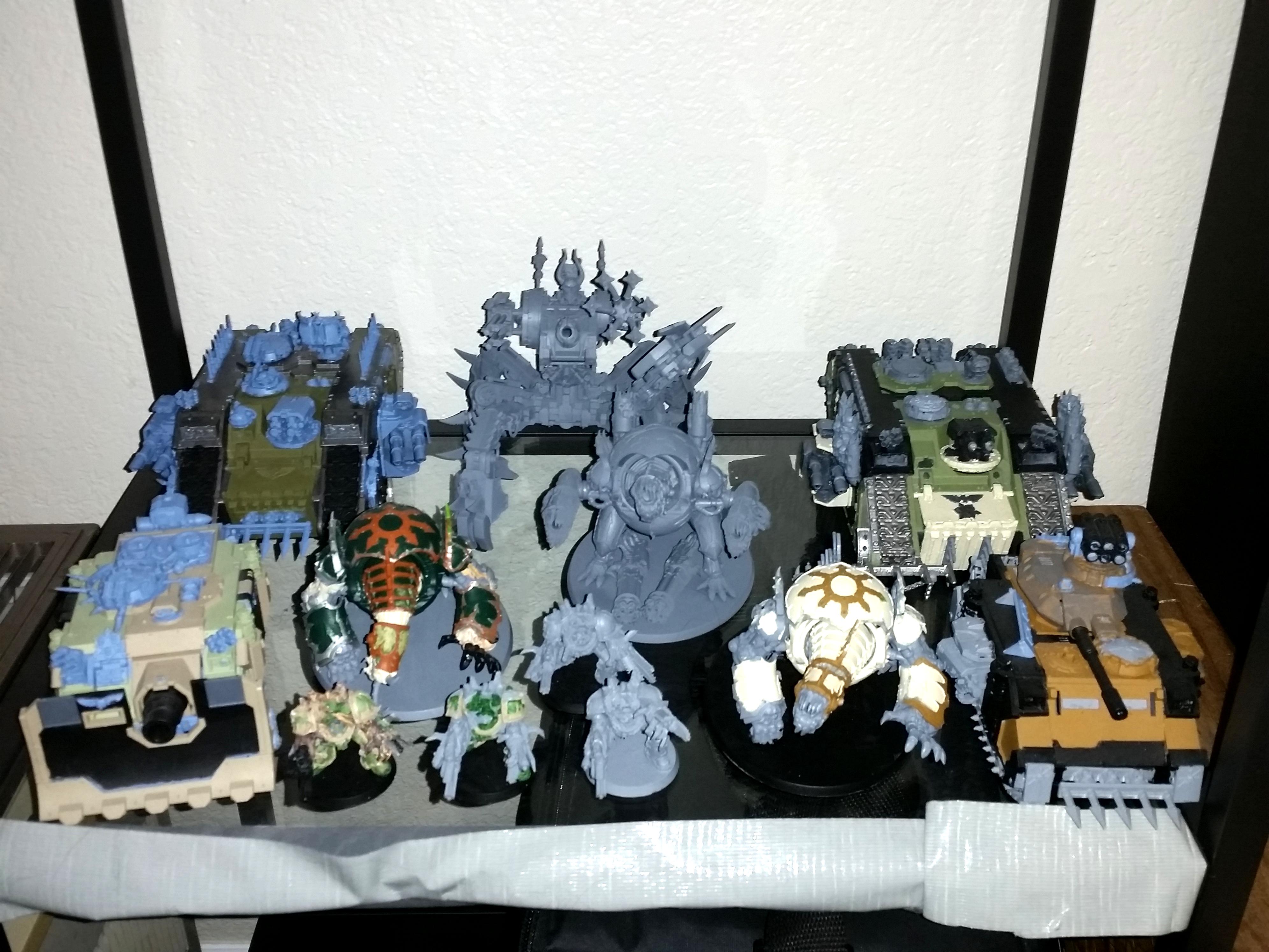 Chaos Space Marines, Nurgle, Work In Progress