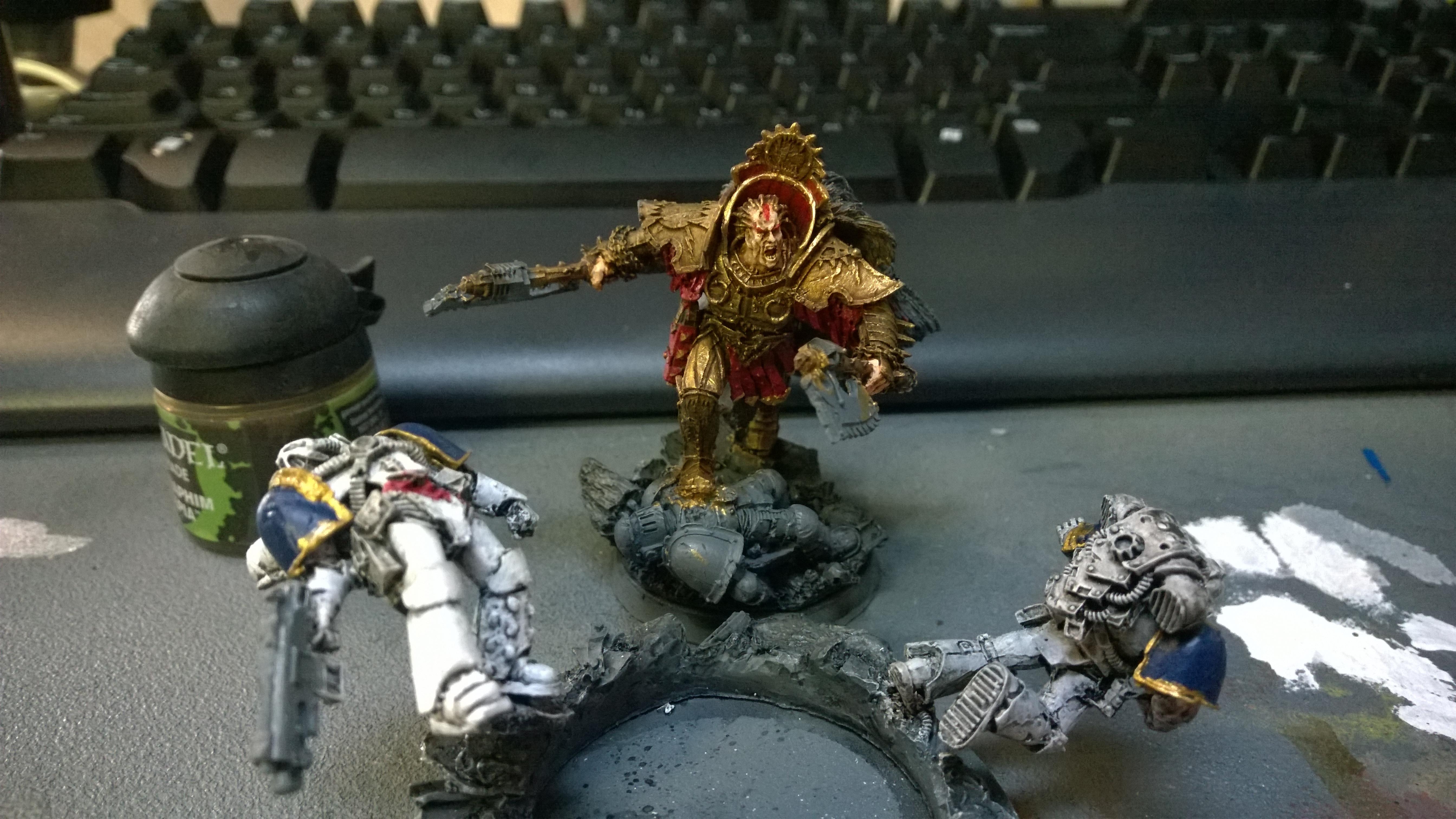 30k, Age Of Darkness, Angron, Chaos Space Marines, Character, Display, Forge World, Horus Heresy, Khorne, Legion, Primarch, Space Marines, Work In Progress, World Eaters