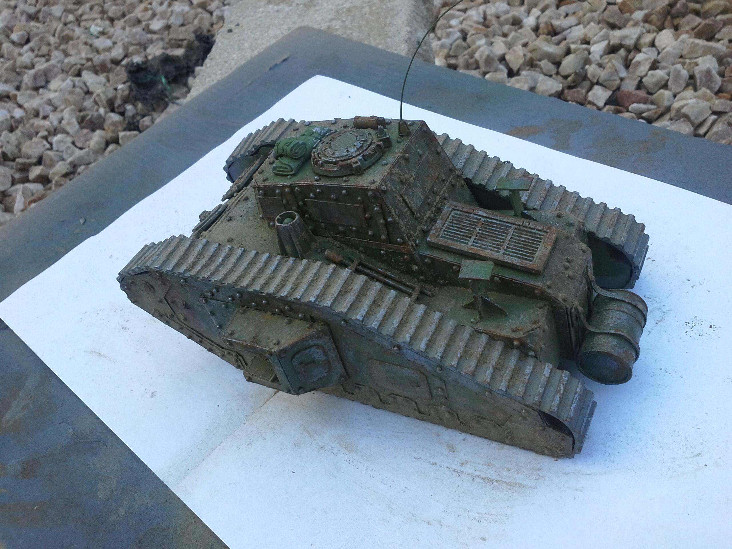 Ancient, Defender, Dirt, Imperial Guard, Malcador, Recovery, Rivets, Rust, Scratch, Scratch Build, Supply, Tank, Weathered