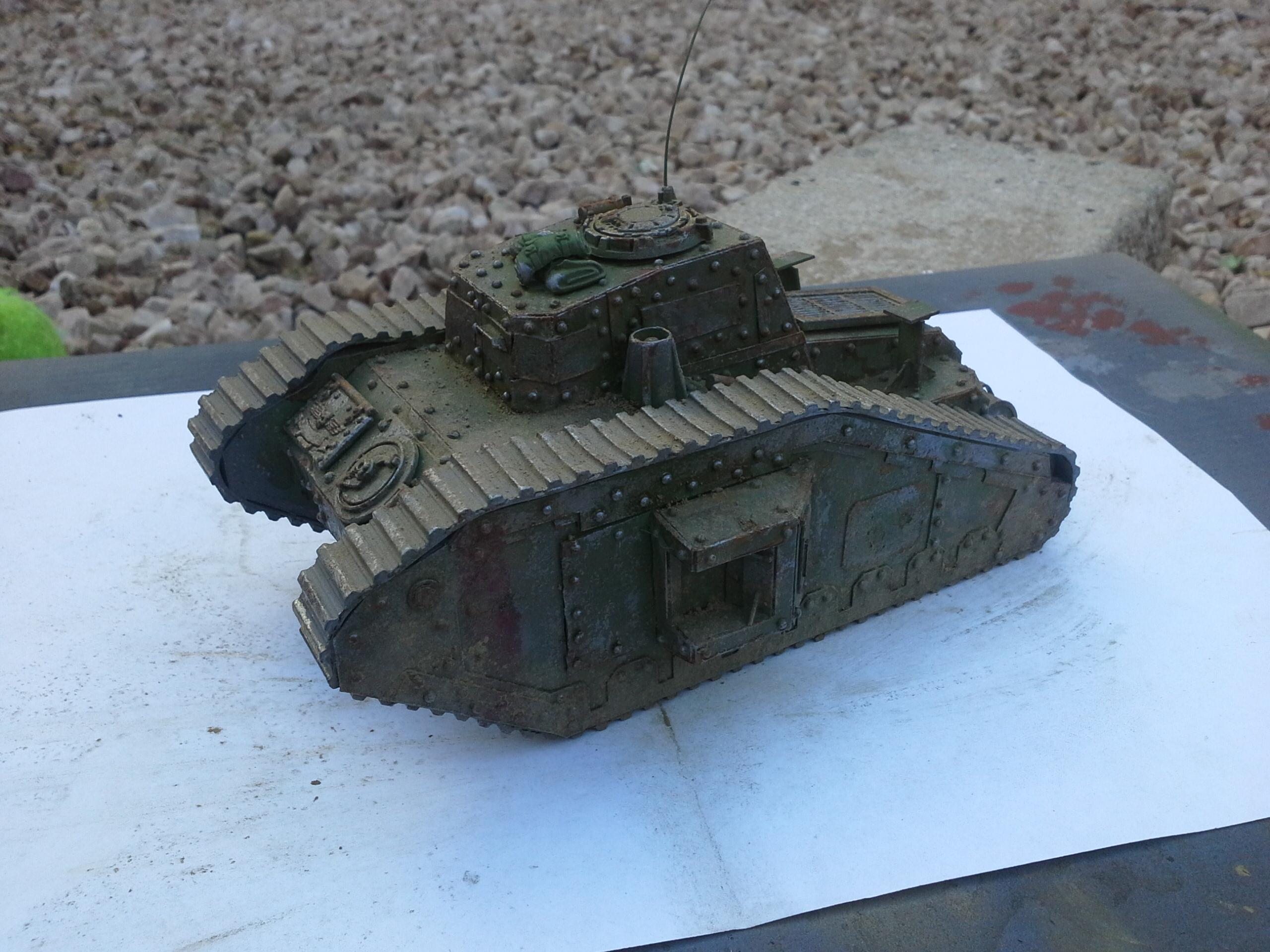 Ancient, Defender, Dirt, Imperial Guard, Malcador, Recovery, Rivets, Rust, Scratch, Scratch Build, Supply, Tank, Weathered