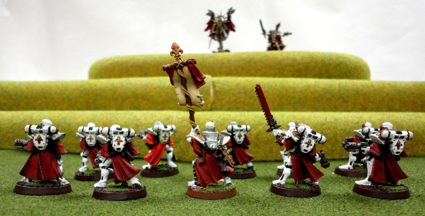 Sister of battle squad back