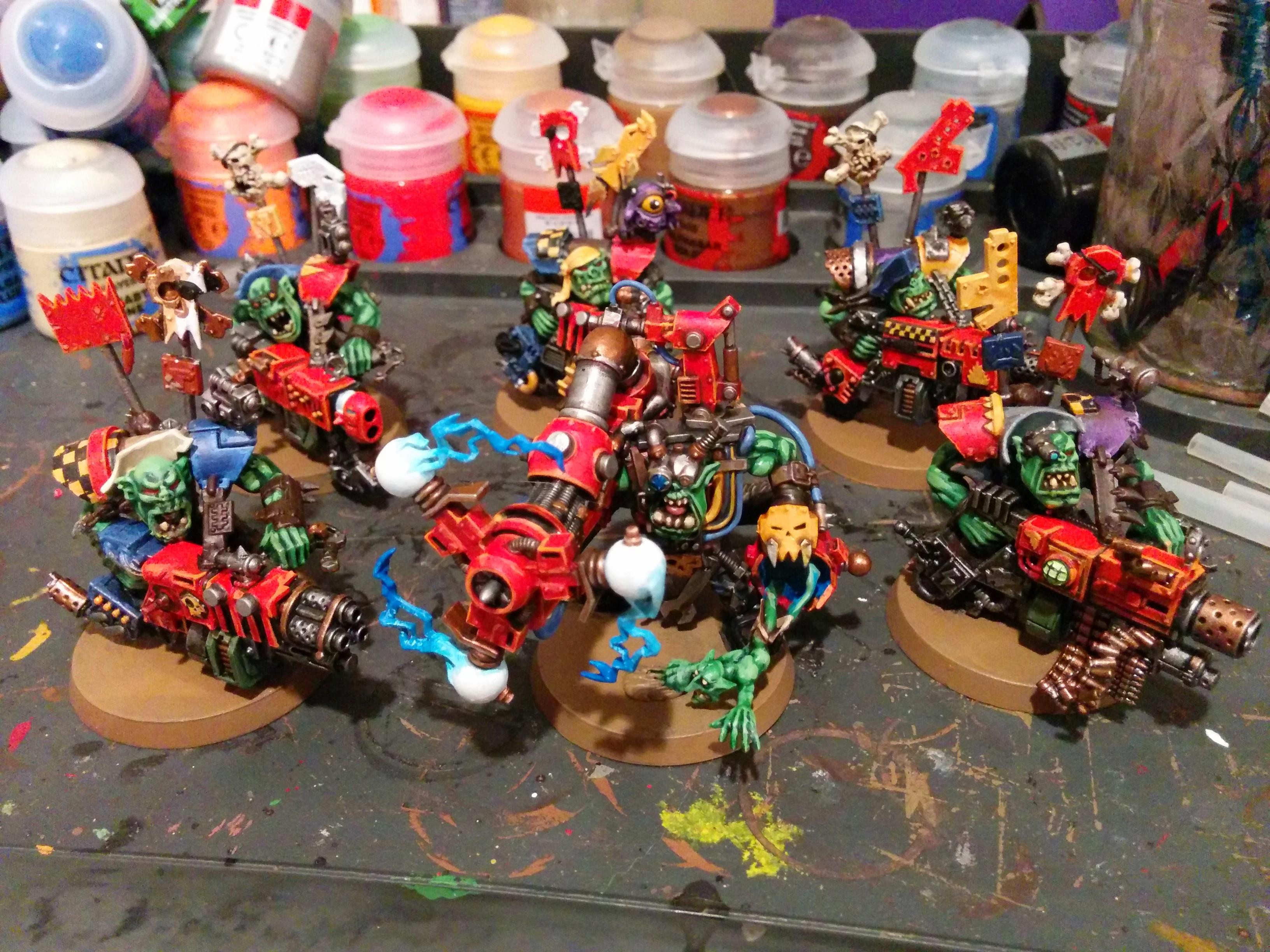 Big Mek, Flash Gitz, Orks, Shokk Attack Gun