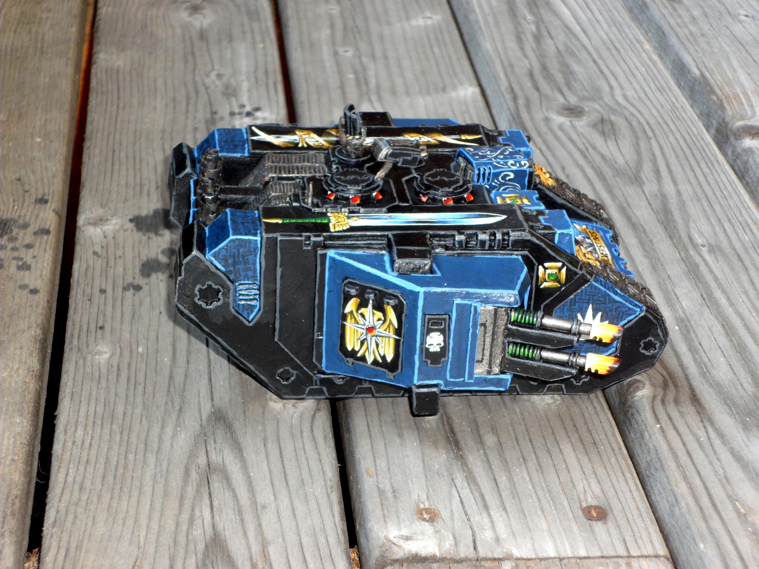 Land Raider, Papercraft, Scratshbuild, Space Marines