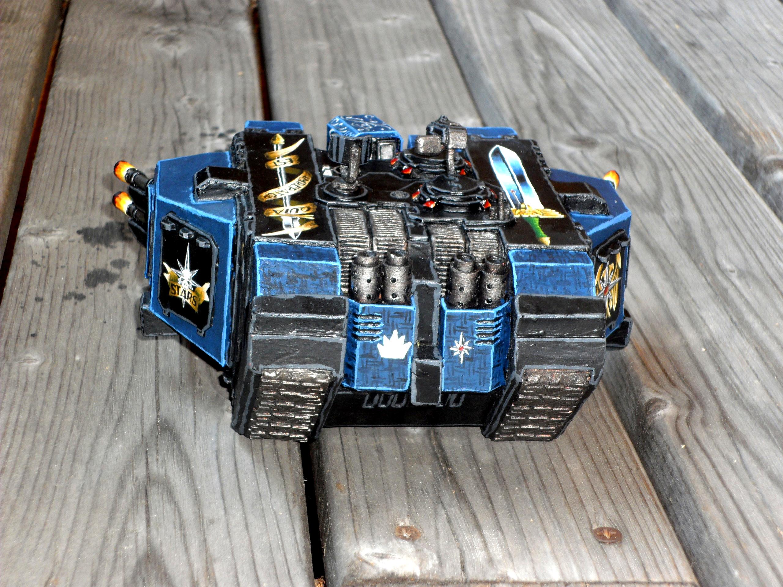 Land Raider, Papercraft, Scratshbuild, Space Marines