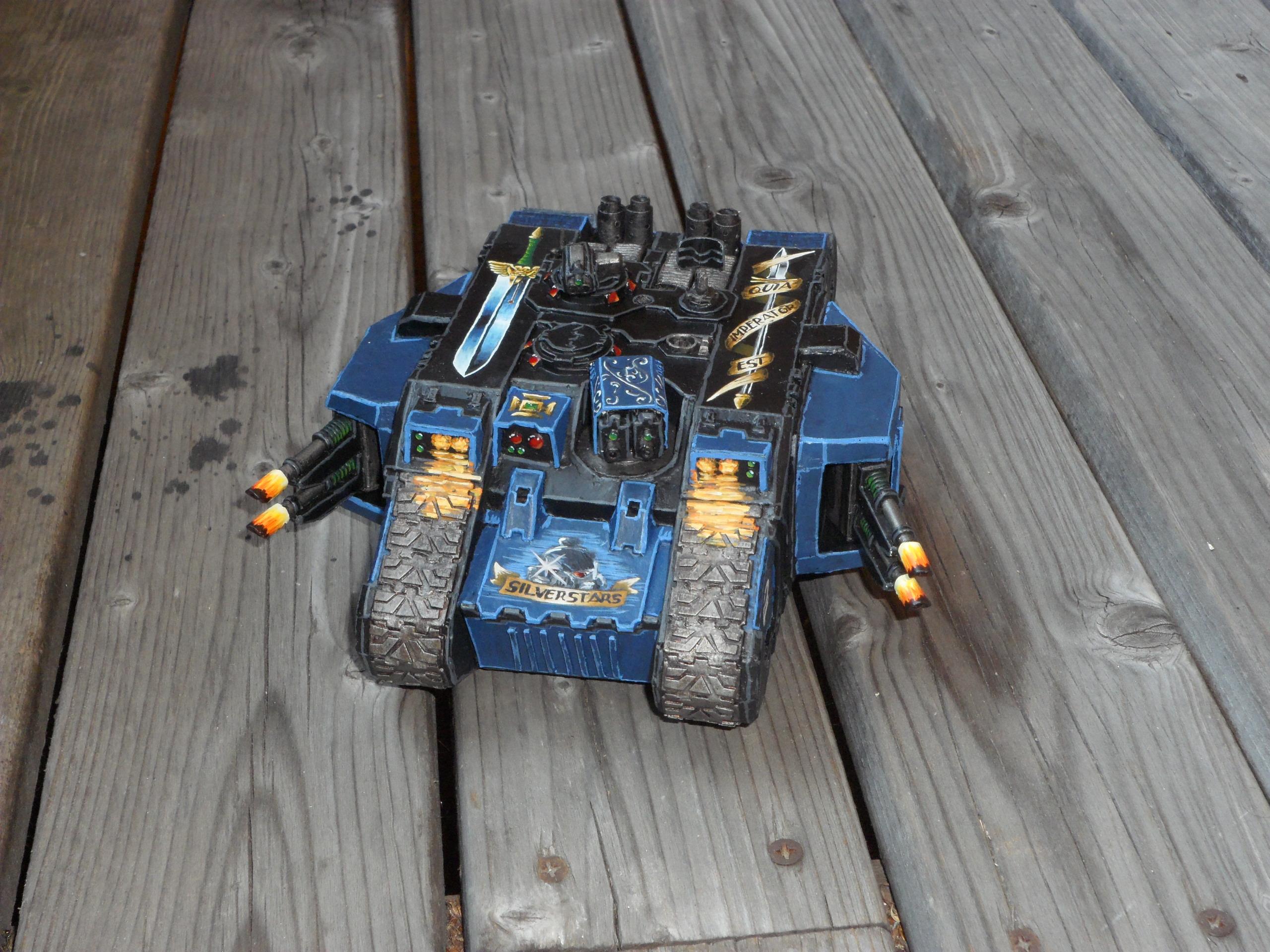 Land Raider, Papercraft, Scratshbuild, Space Marines