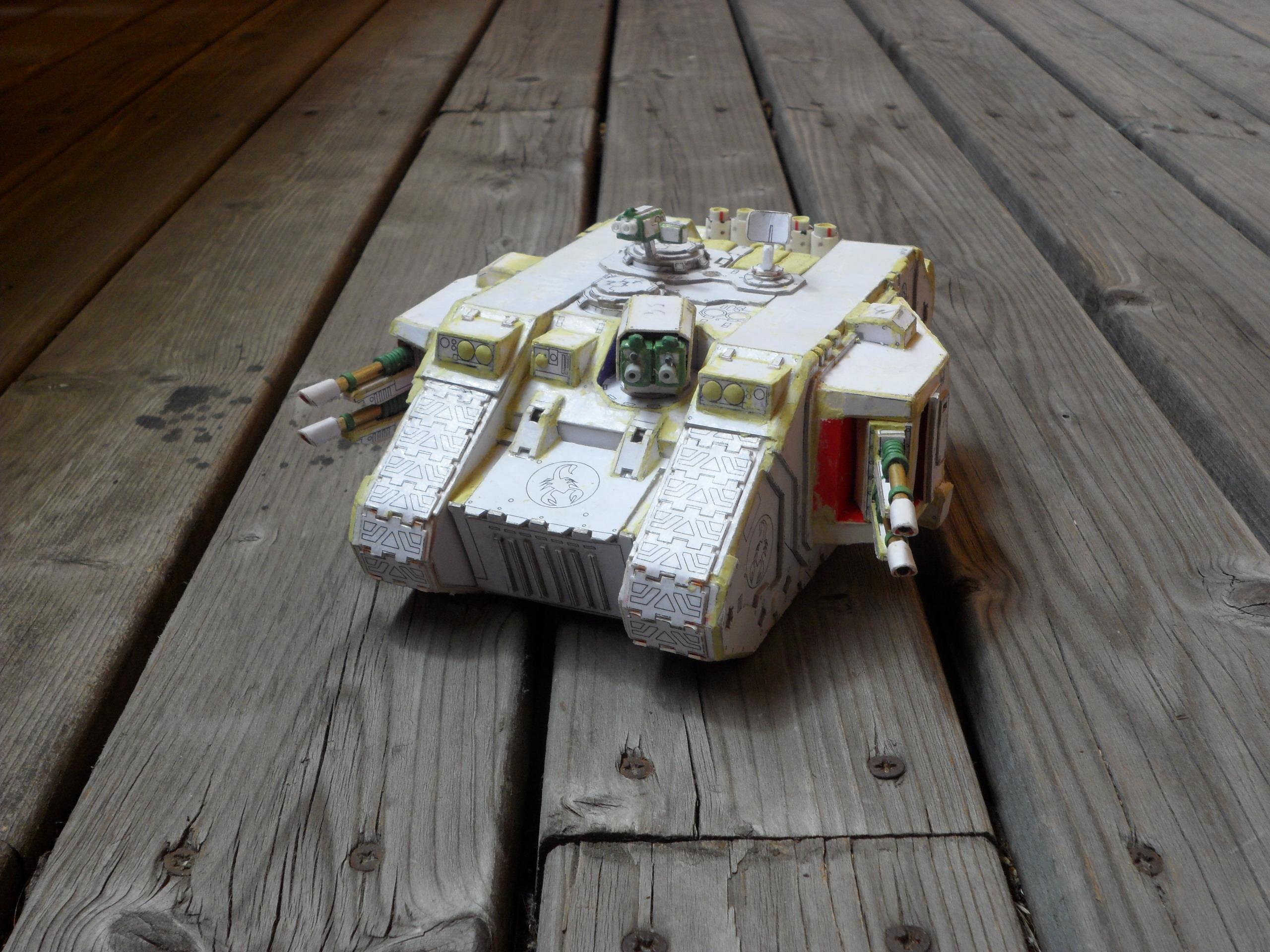 Land Raider, Papercraft, Scratshbuild, Space Marines