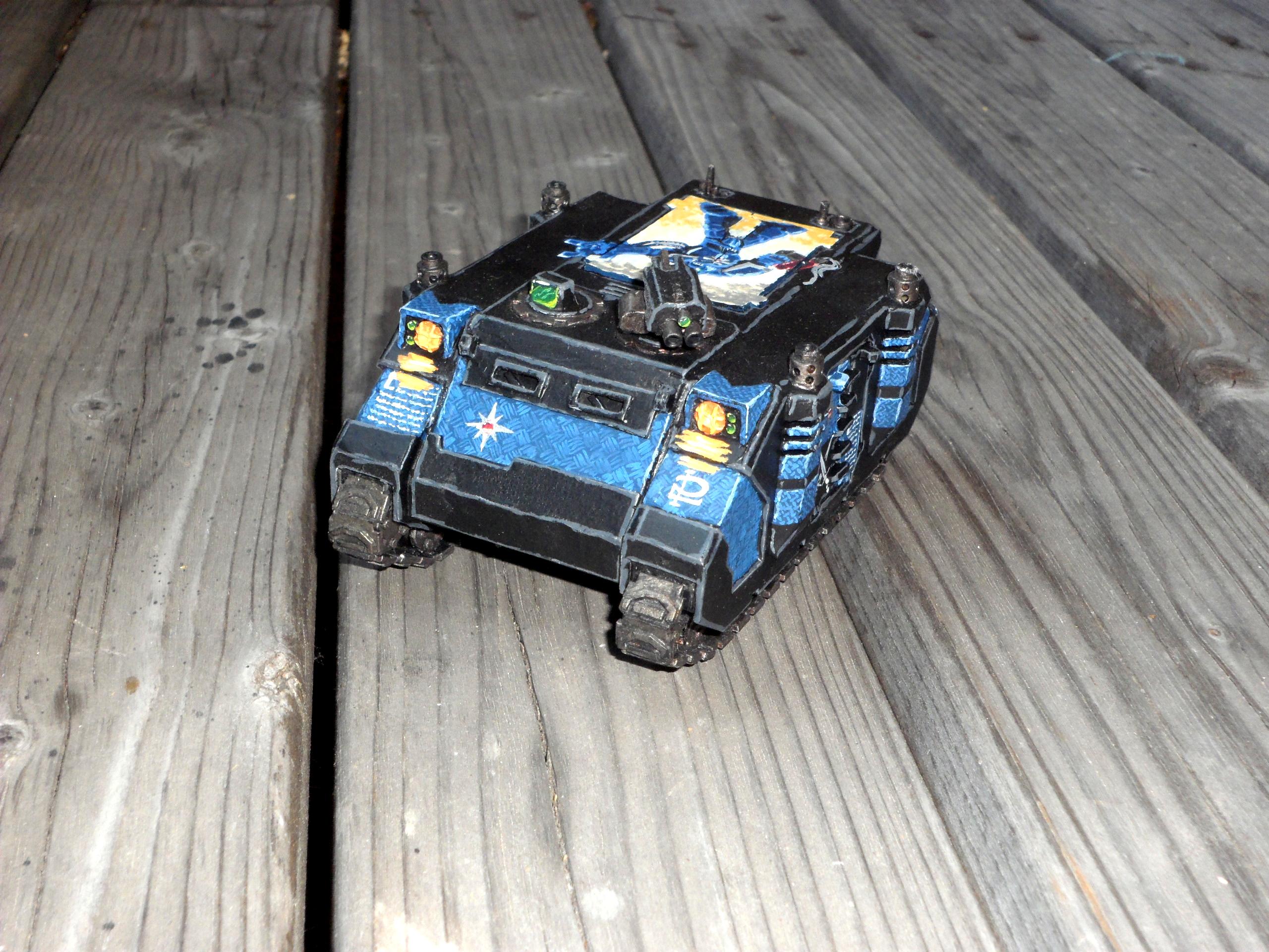 Papercraft, Rhino, Scratshbuild, Space Marines
