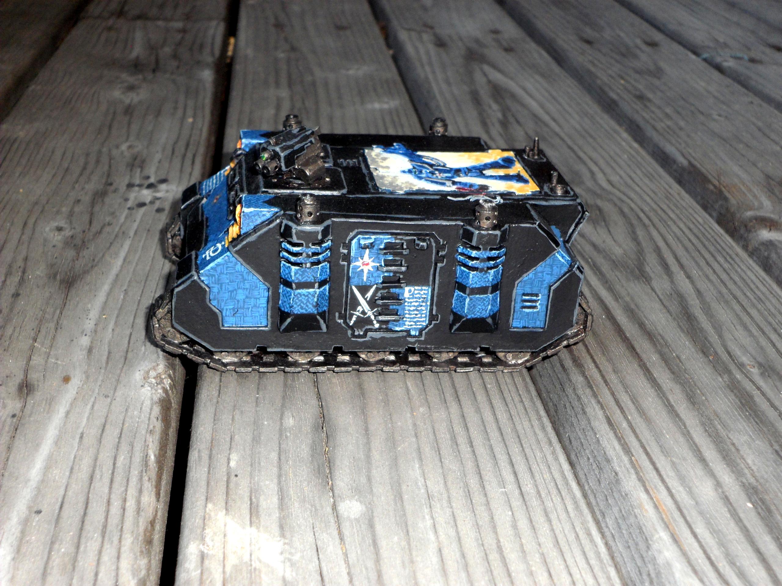 Papercraft, Rhino, Scratshbuild, Space Marines