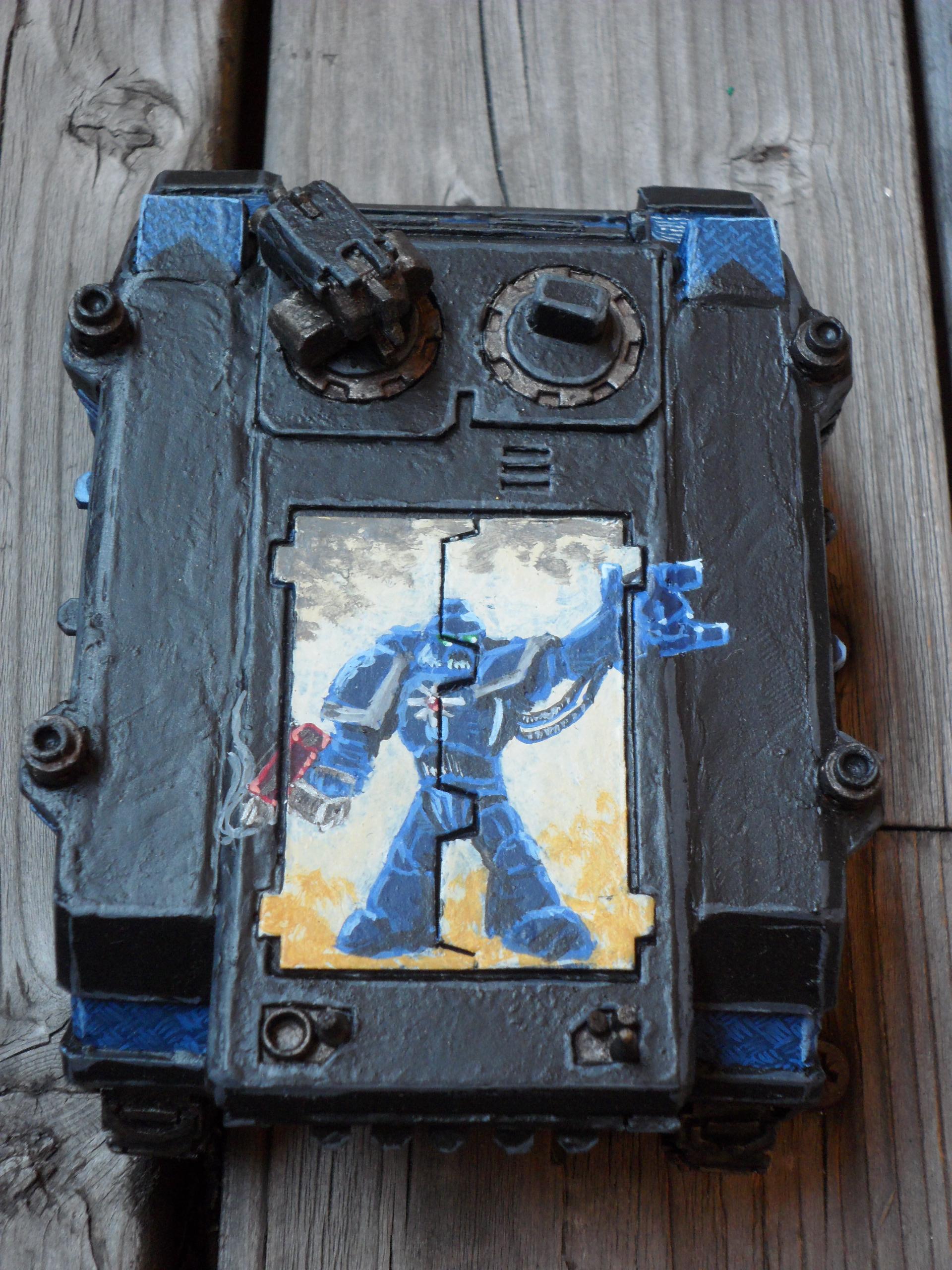 Papercraft, Rhino, Scratshbuild, Space Marines
