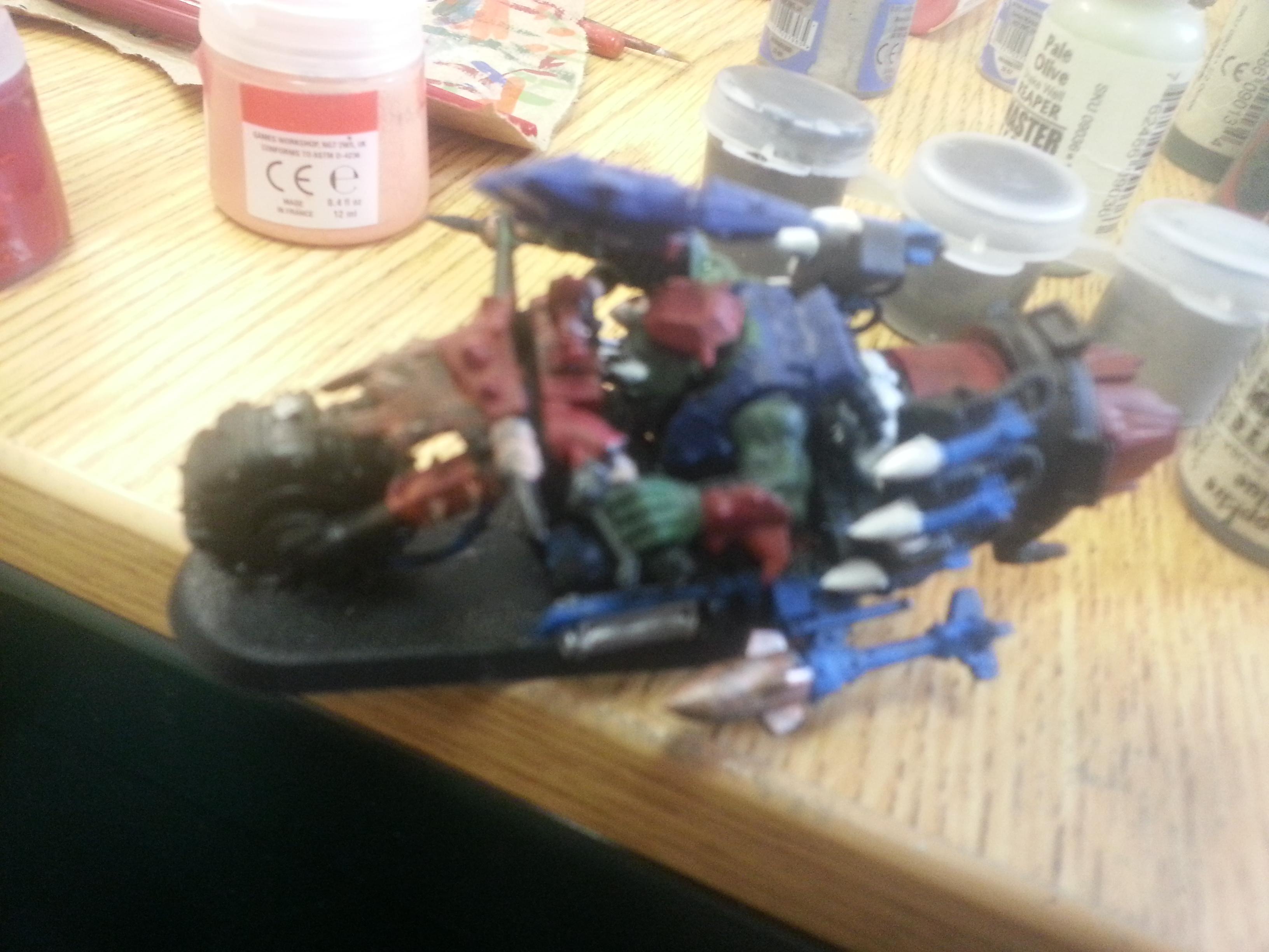 Warboss On Warbike, warboss on bike