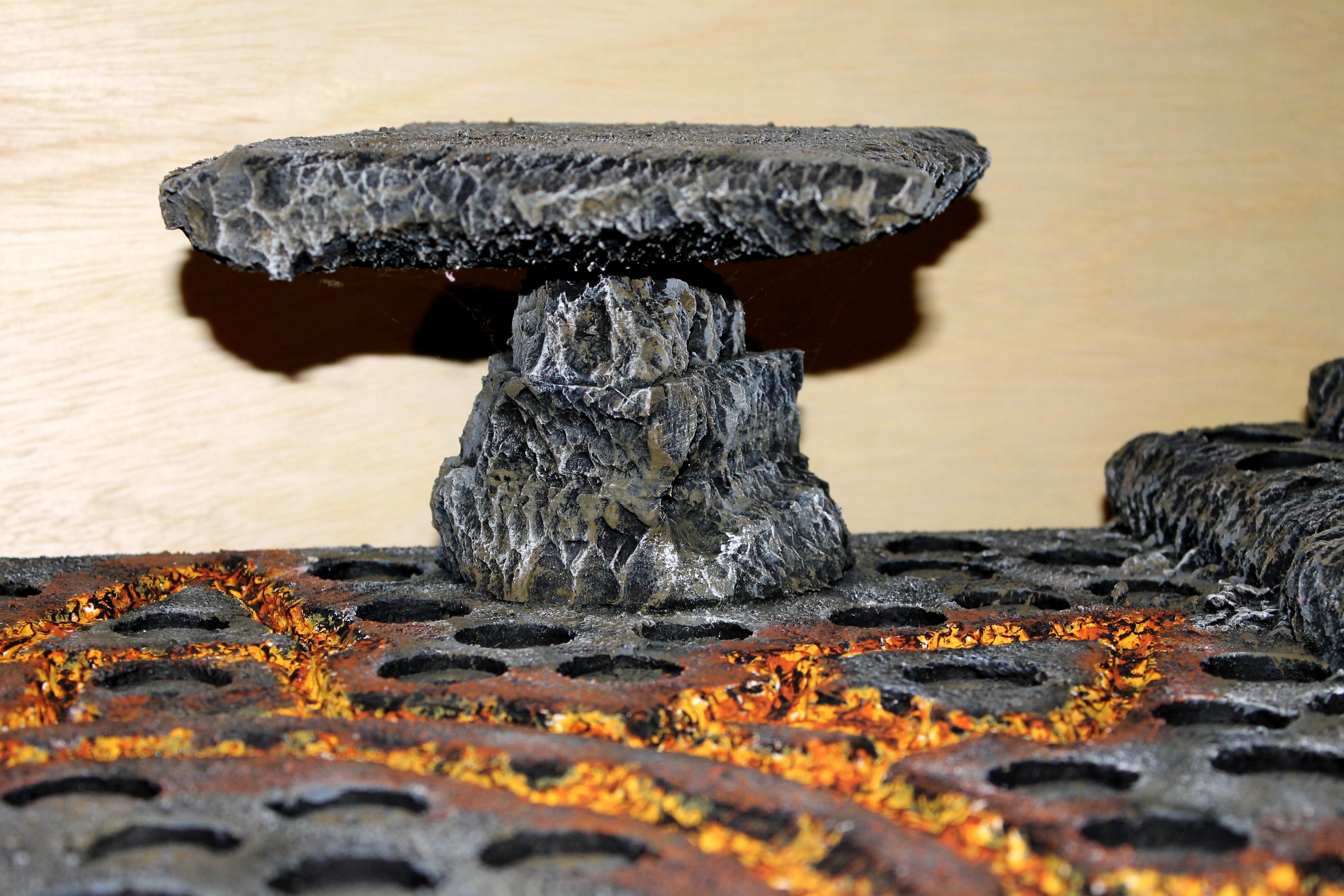 Acid, Chaos, Chaos Space Marines, Daemons, Display, Display Board, Field, Hills, Hillside, Khorne, Lava, Rock, Terrain, Tournament