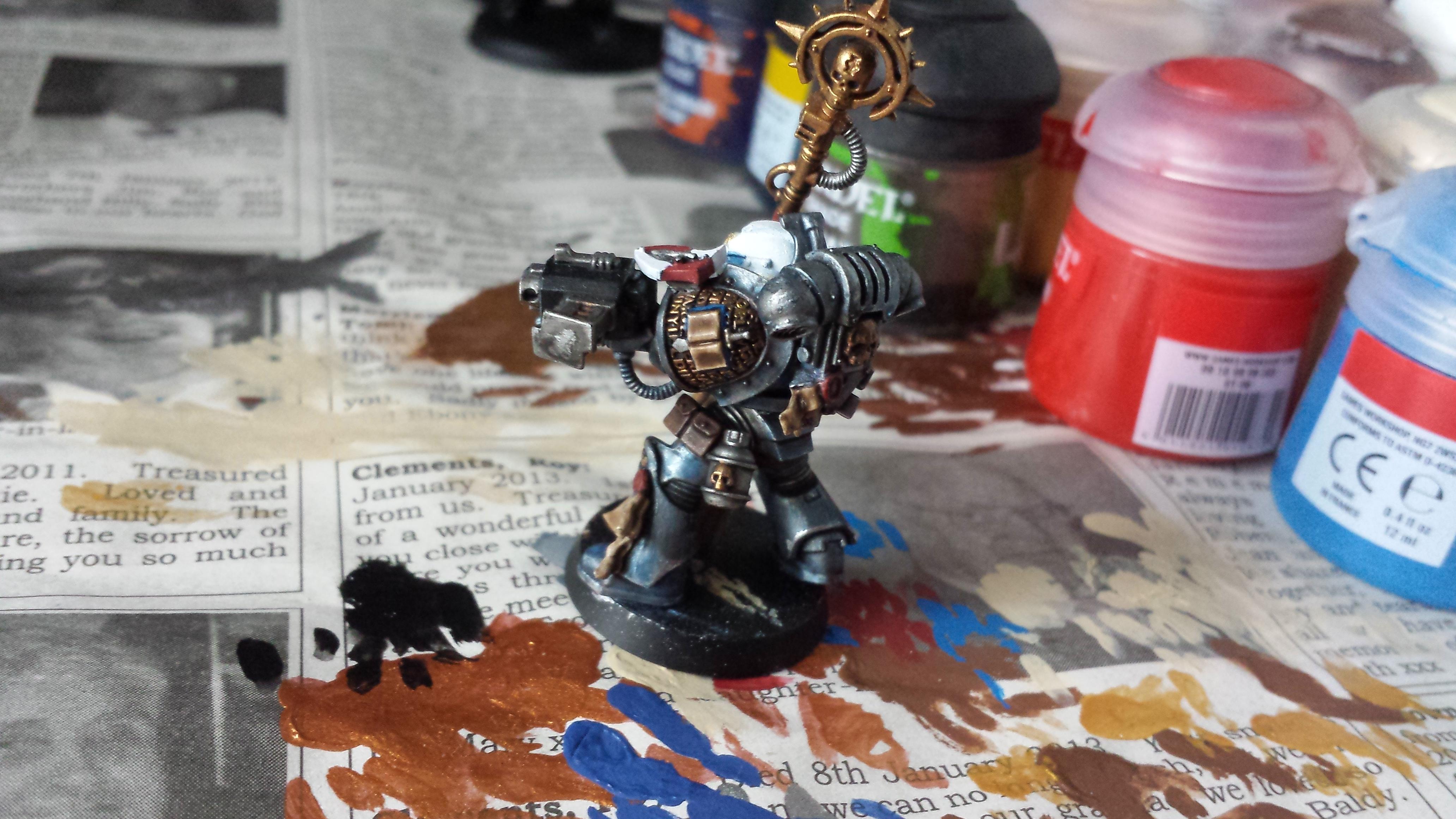 Deadshot, Grey Knights, Knight Of The Flame, Nemesis Warding Stave, Psyker, Purifier, Stormbolter
