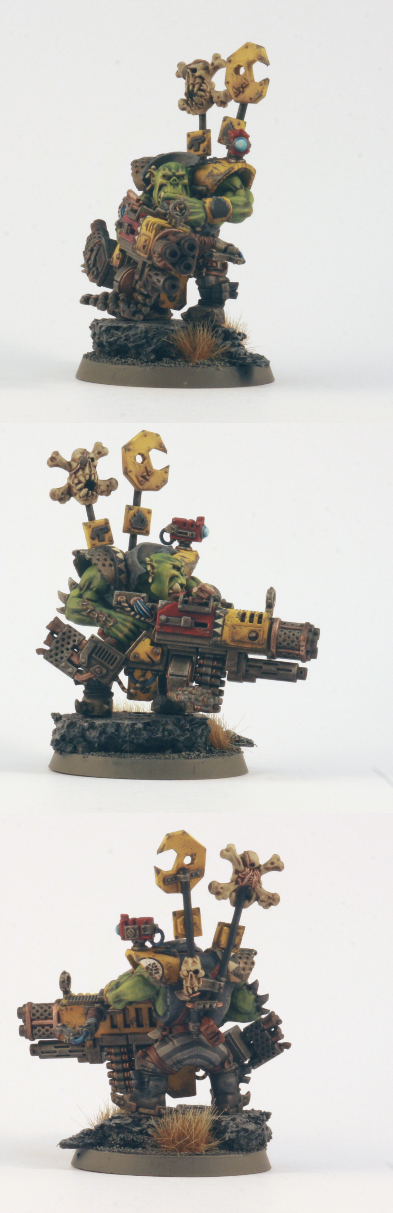 Bad Moons, Chipped, Flash Gitz, Orks, Pirate Pants, Weathered