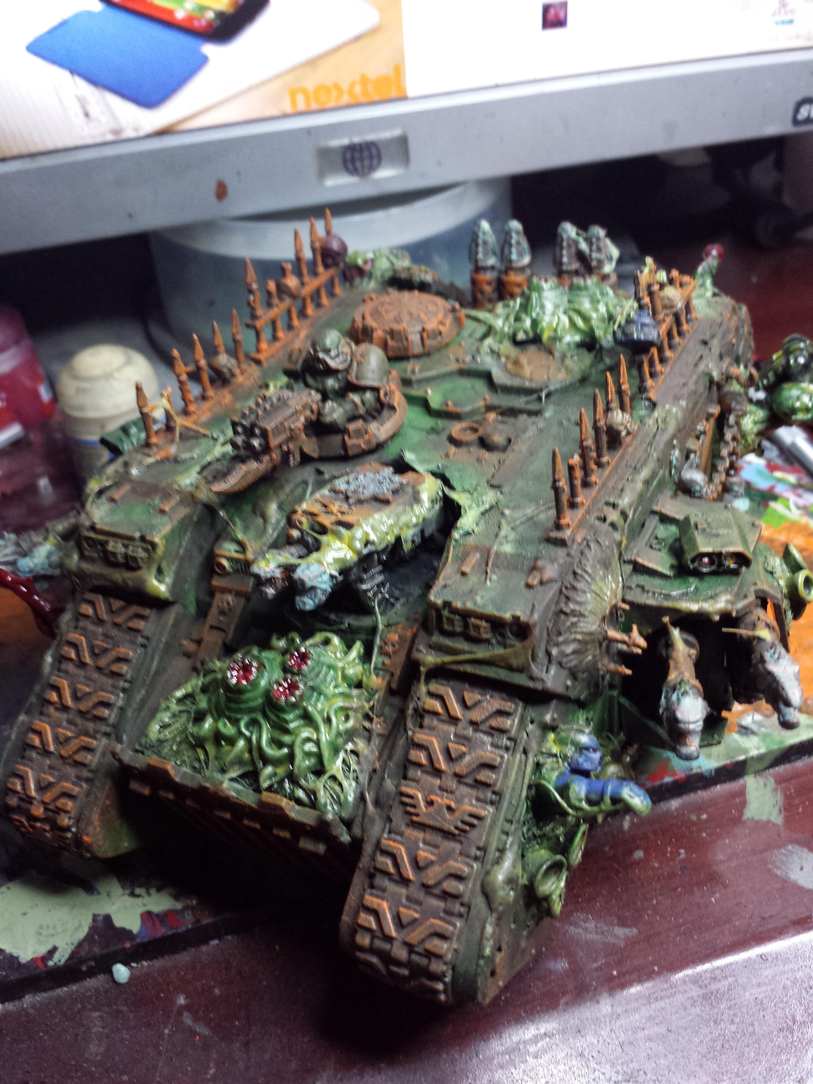 Chaos, Chaos Space Marines, Conversion, Land Raider, Nurgle