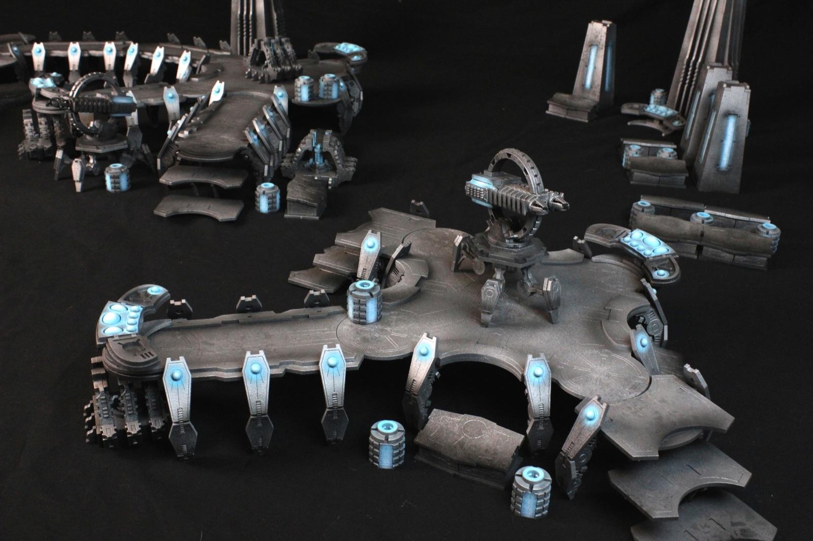 B4h, Brush 4 Hire, Necron Terrain, Necrons