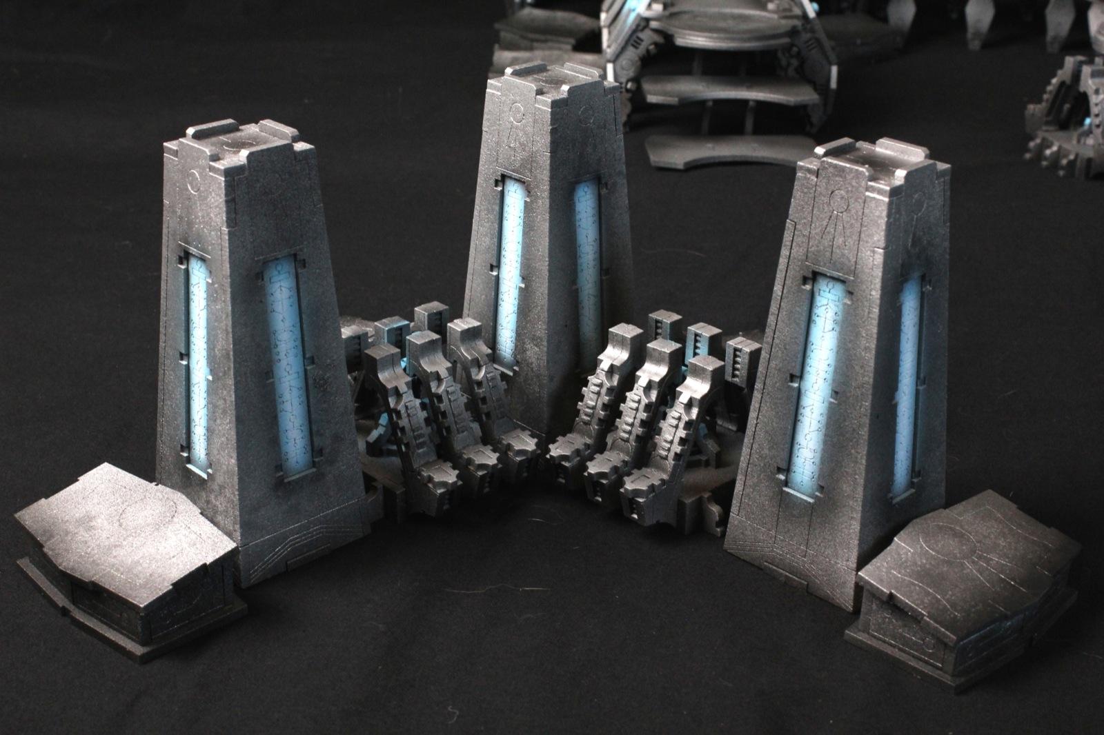 B4h, Brush 4 Hire, Necron Terrain, Necrons
