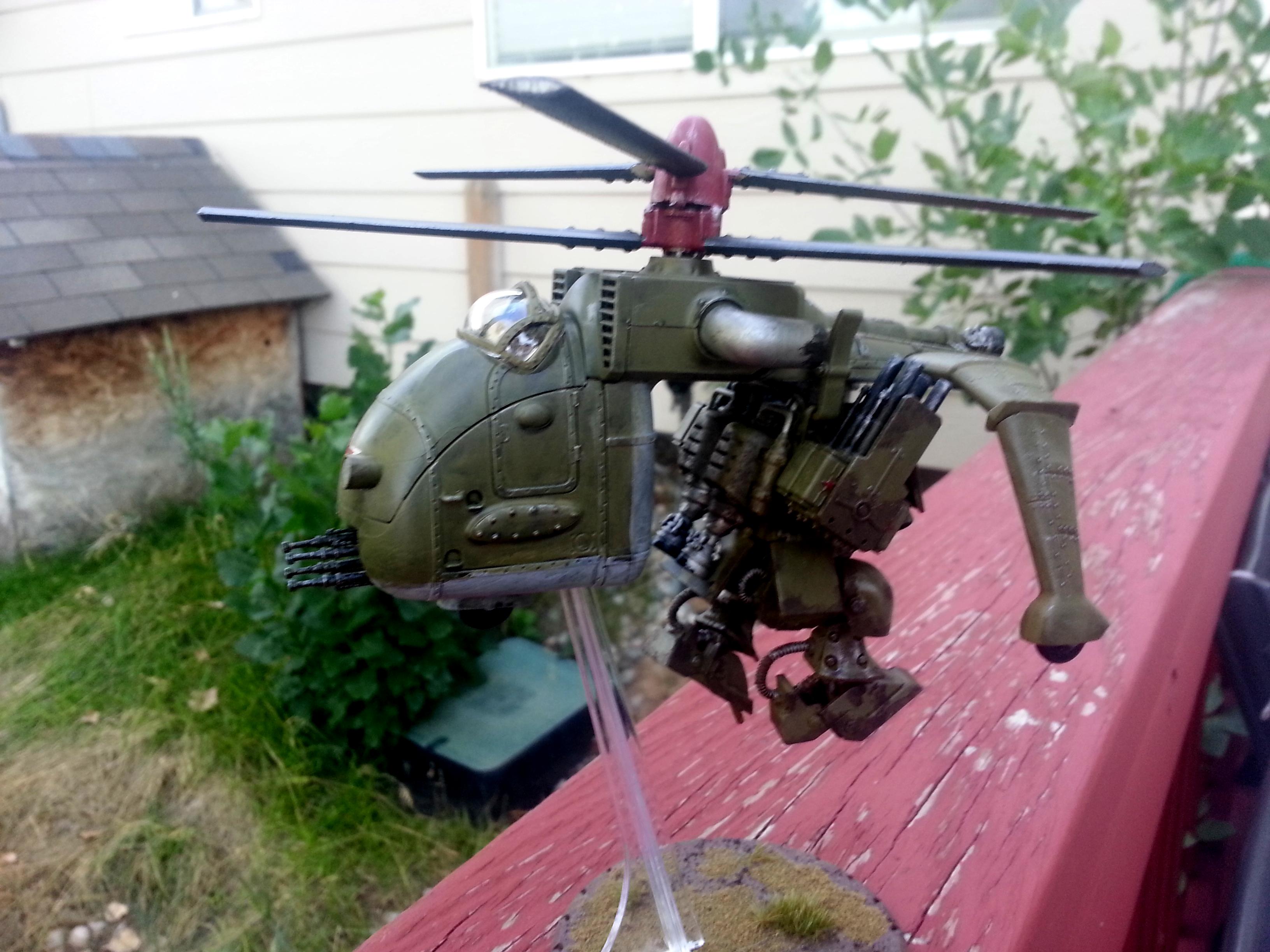 Dust, Helicopter, Transport, Walker