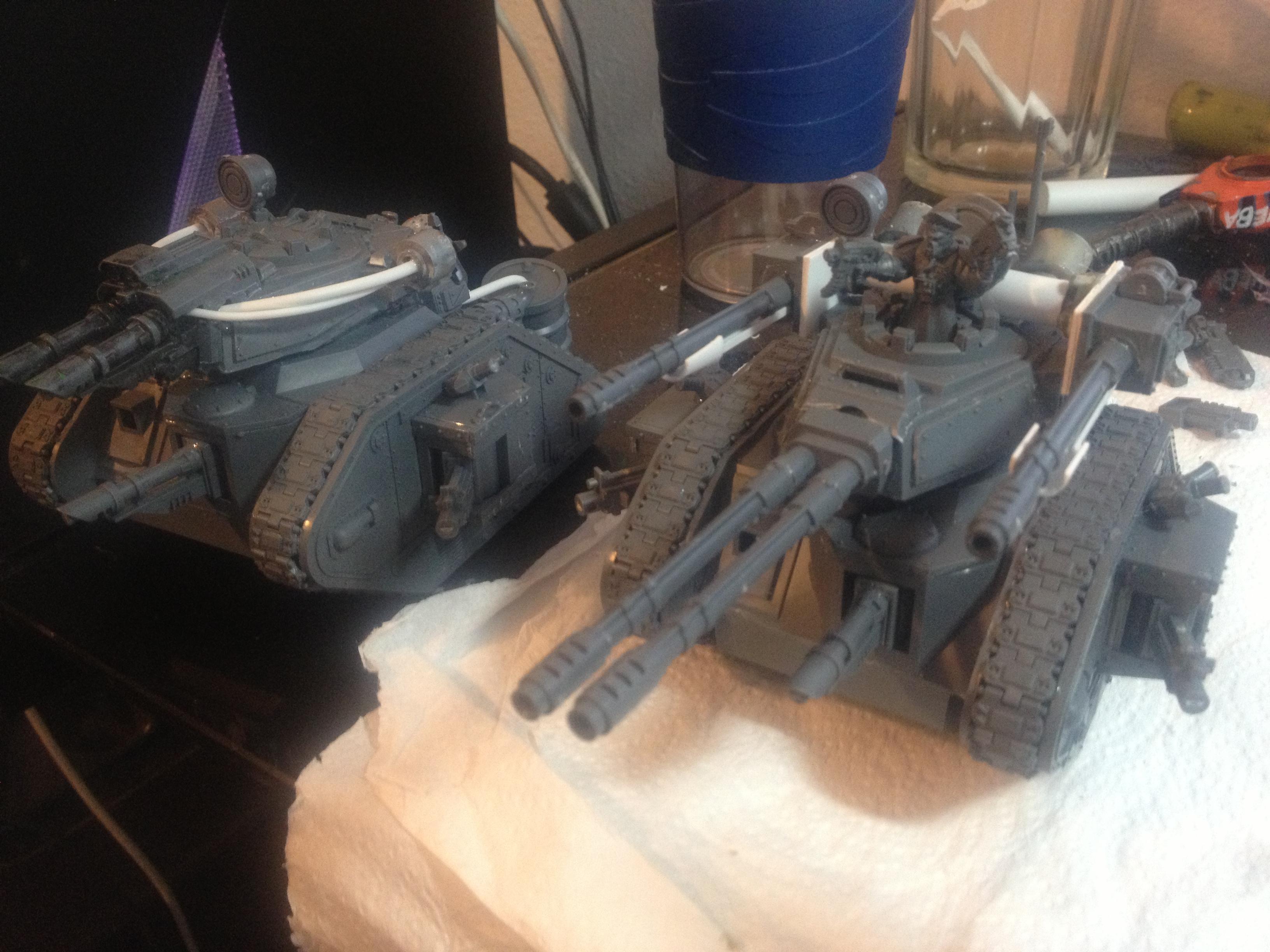 Crusader + Gladiator LR tanks. WIP