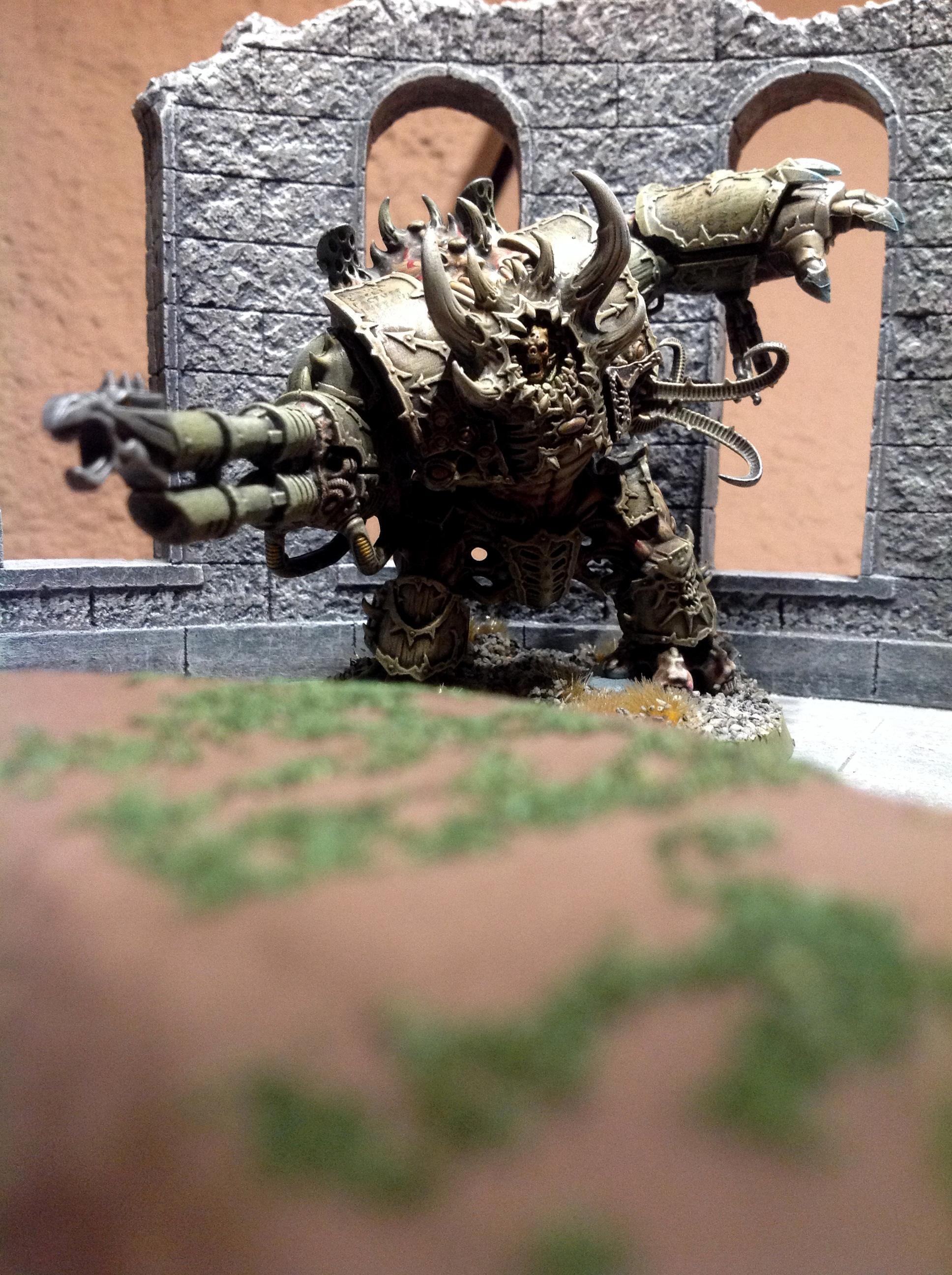 Cybot, Daemons, Death Guard, Hellbrute, Hidden, Nurgle, Plague Marines, Ruins, Warhammer 40,000