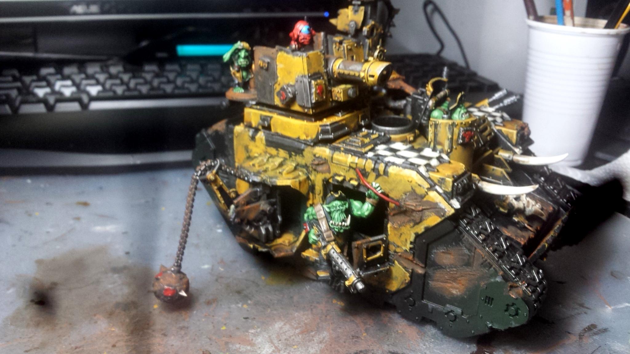 Battlewagon, Converted Land Raider, Land Raider, Ork Conversion Land Raider, Orks