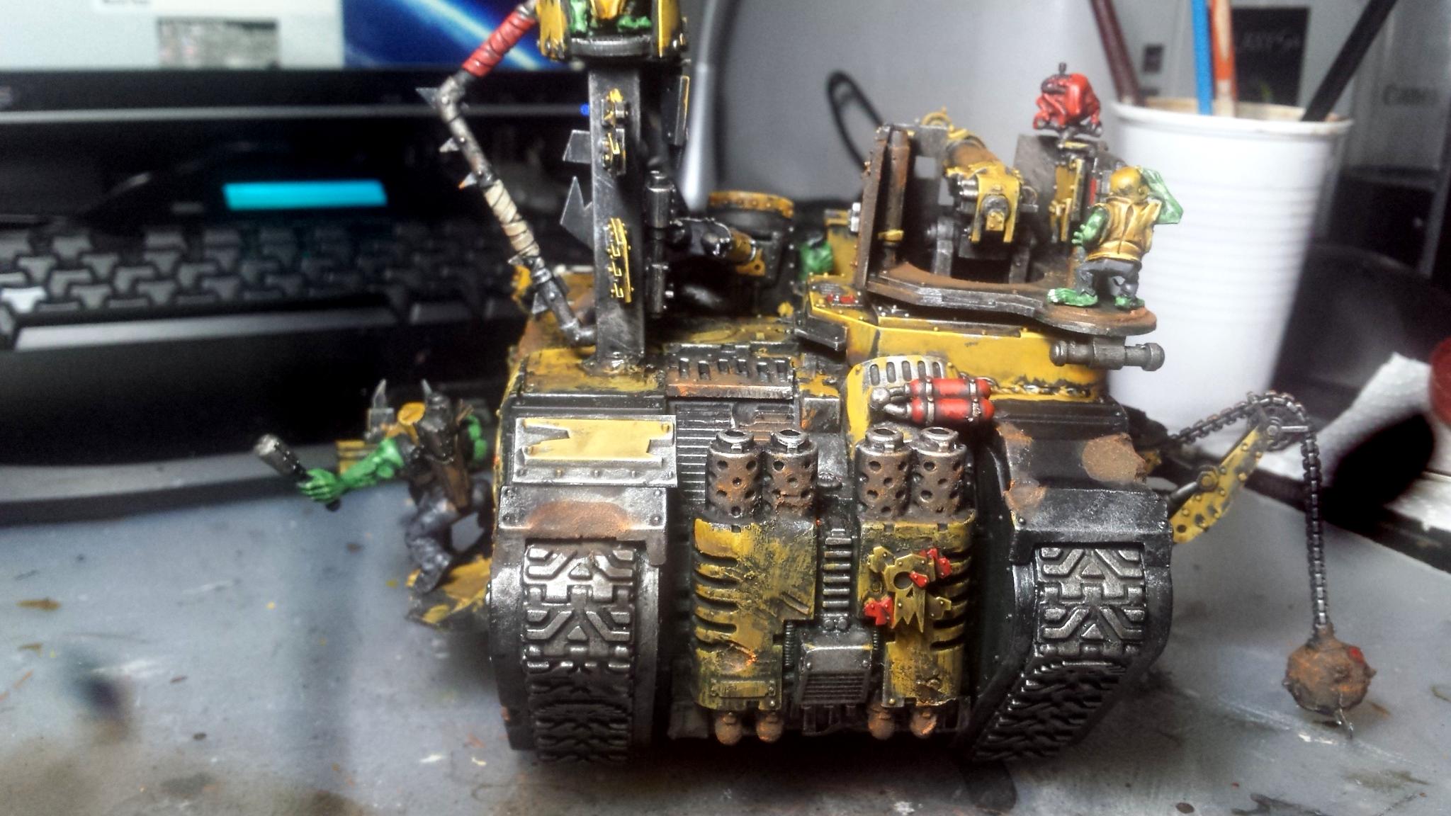 Battlewagon, Converted Land Raider, Land Raider, Ork Conversion Land Raider, Orks