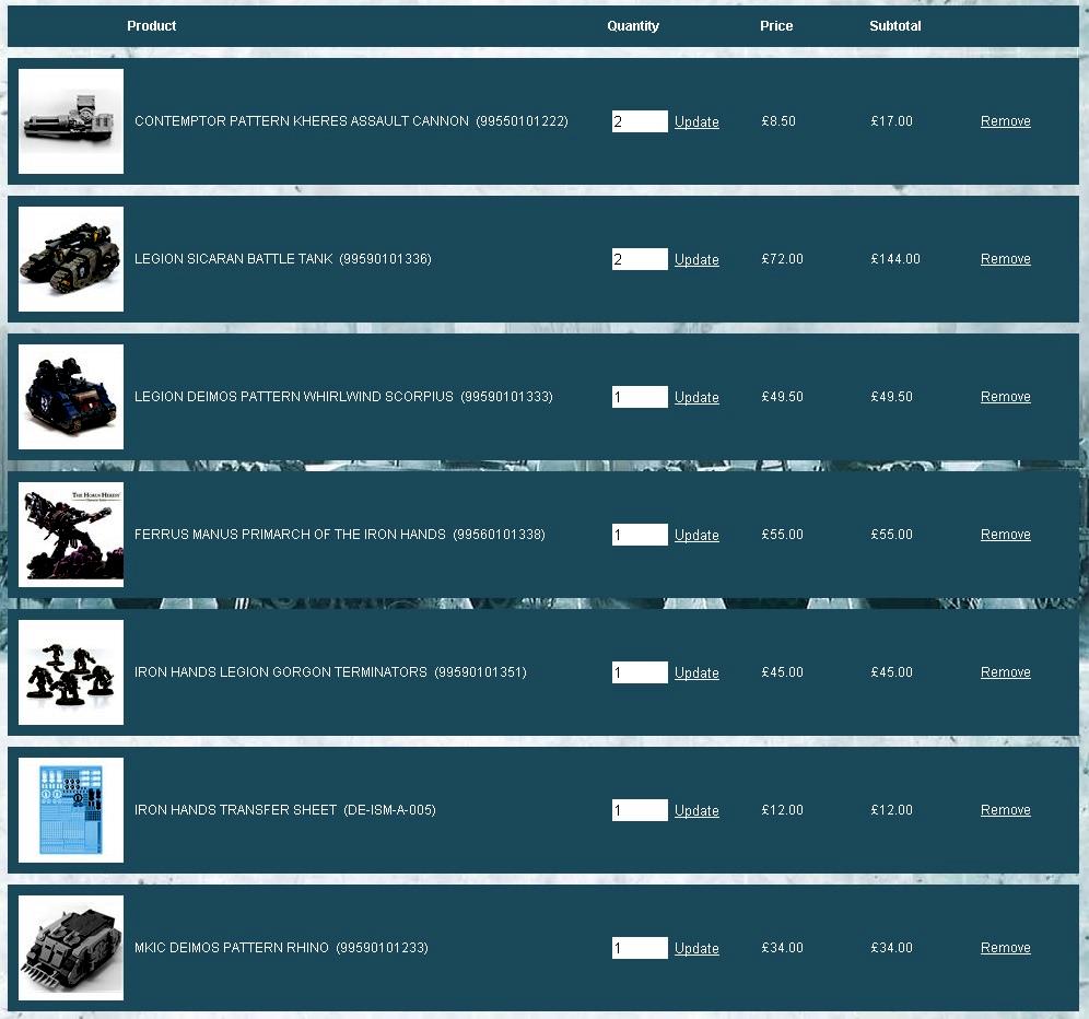 My order