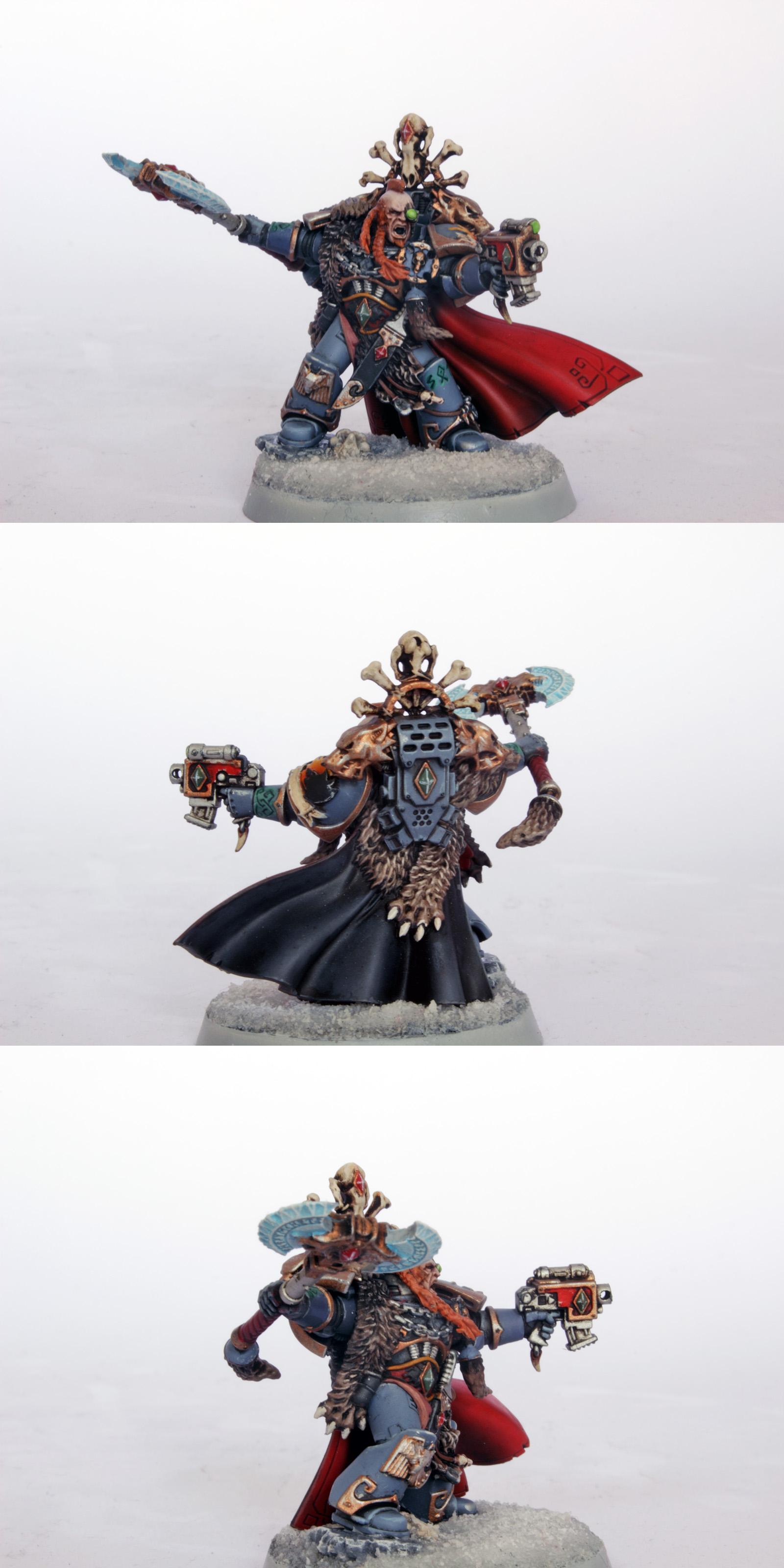 Krom, Krom Dragongaze, Space Marines, Space Wolves, Stormclaw, Wolf Lord