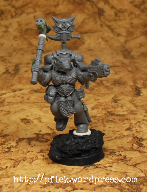 Conversion, Space Wolves, Warhammer 40,000, Wolf Priest, Work In Progress