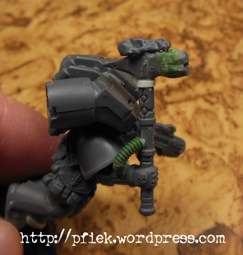 Conversion, Space Wolves, Warhammer 40,000, Wolf Priest, Work In Progress